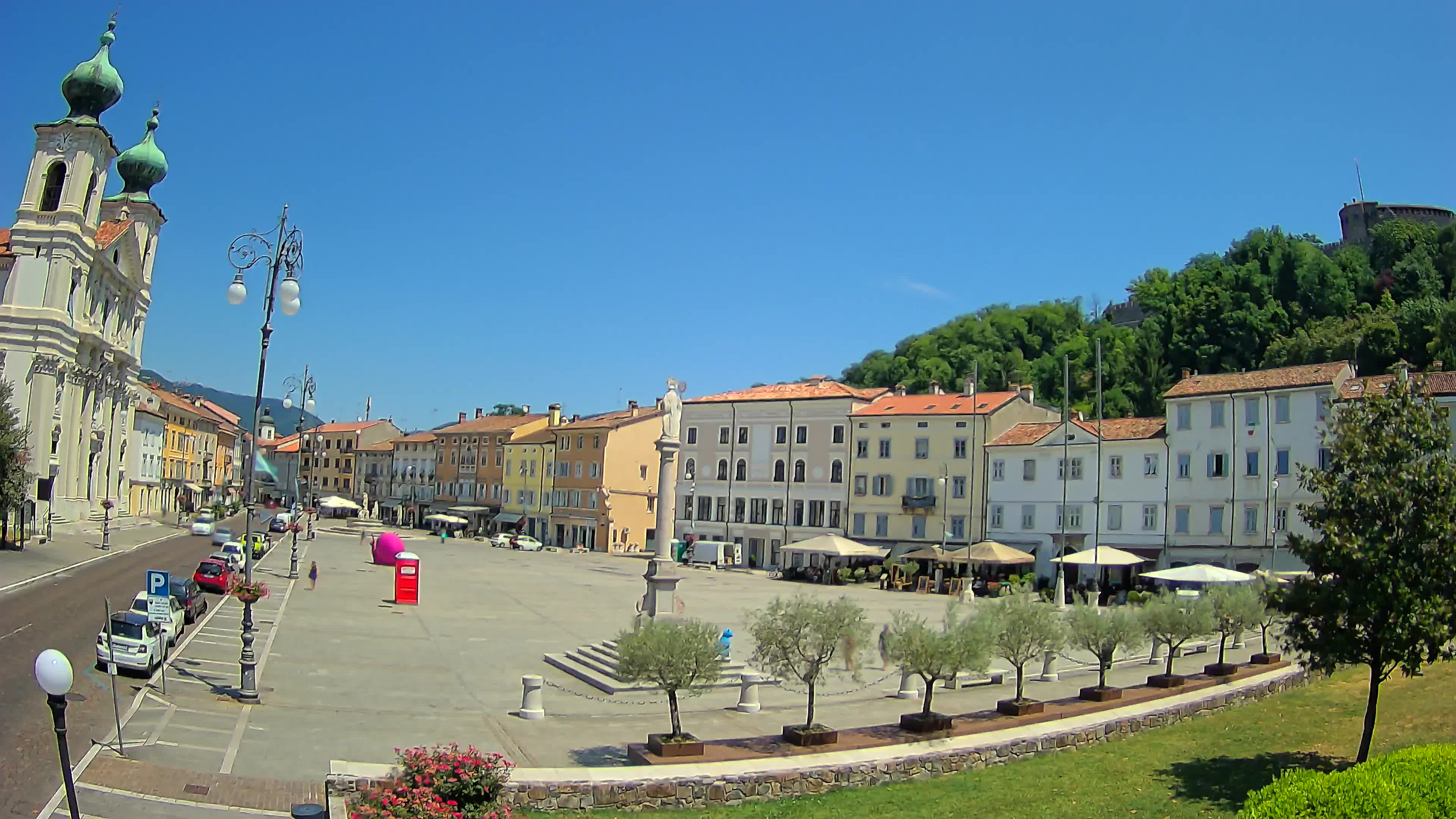 Webcam Gorizia Vittoria square – Church of st. Ignazio