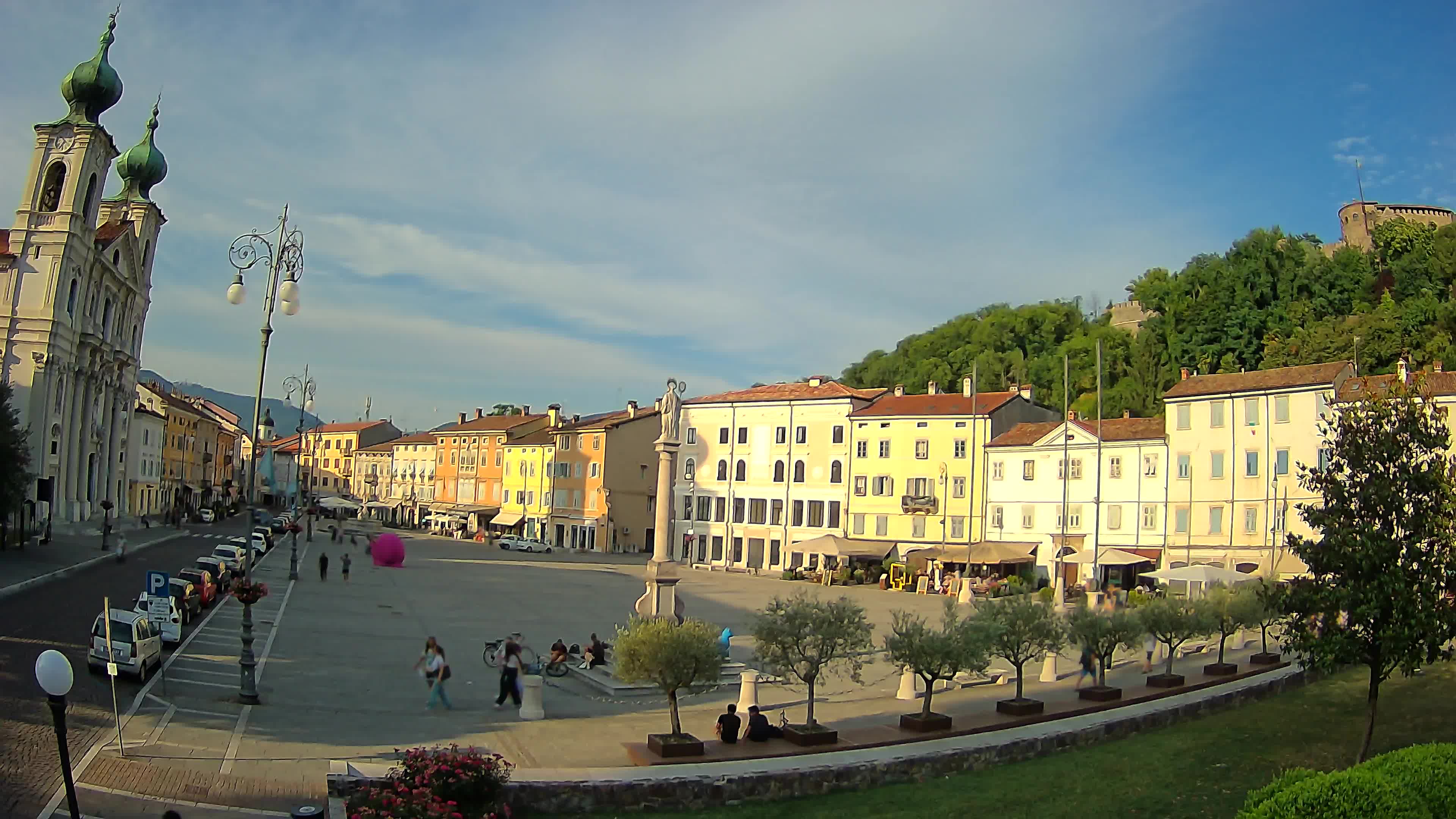 Webcam Gorizia Vittoria square – Church of st. Ignazio