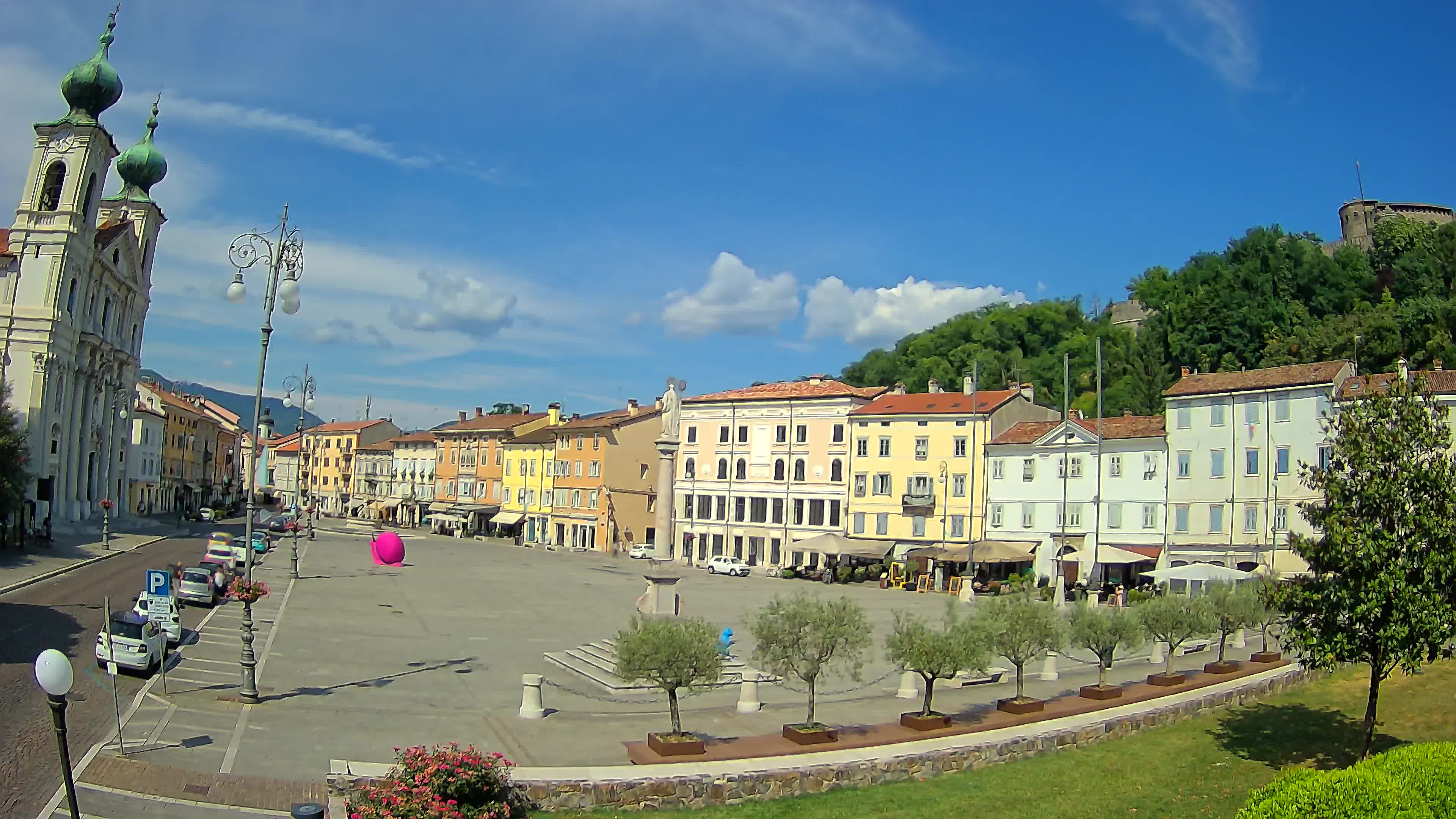 Webcam Gorizia Vittoria square – Church of st. Ignazio