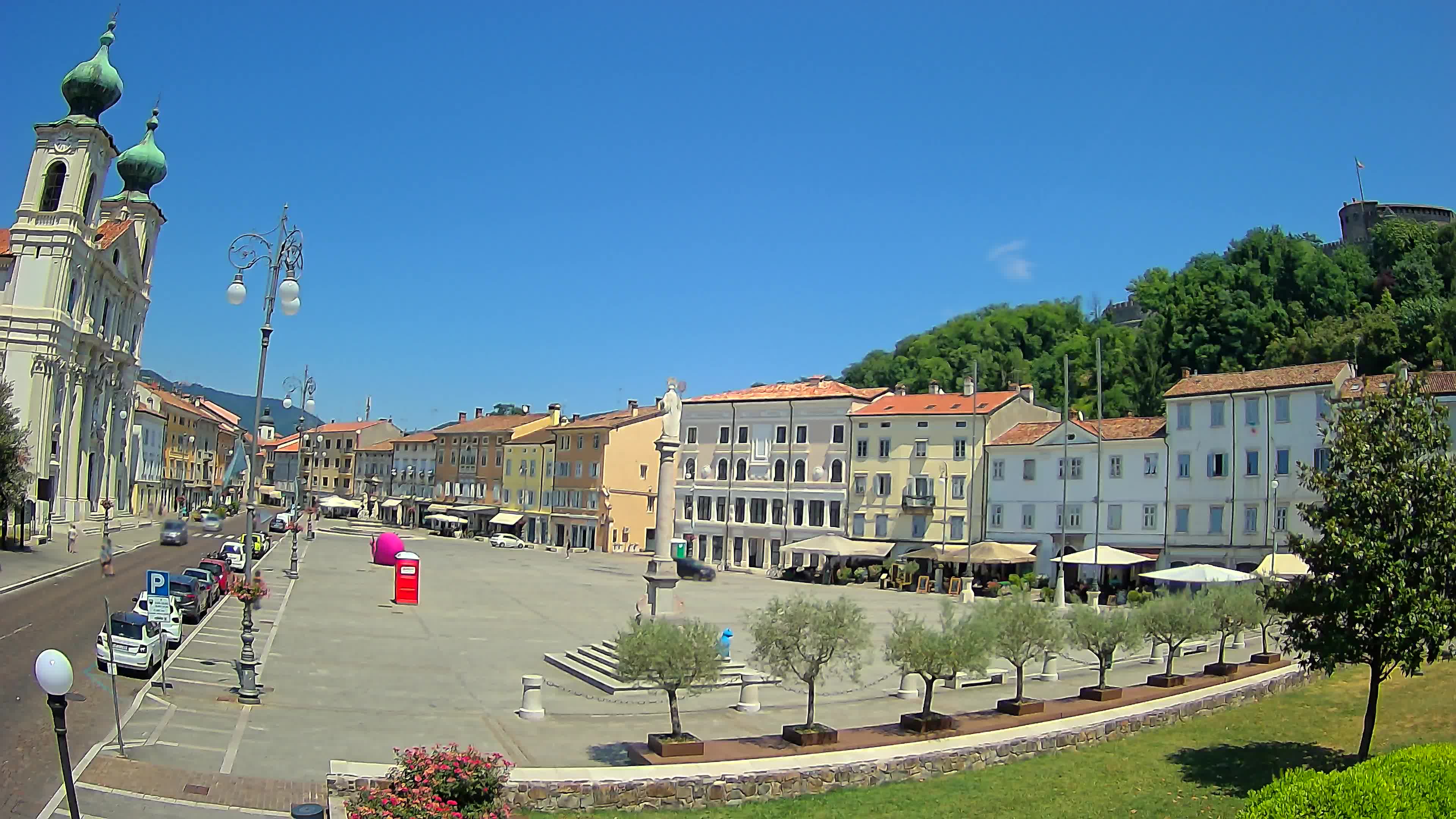 Webcam Gorizia Vittoria square – Church of st. Ignazio