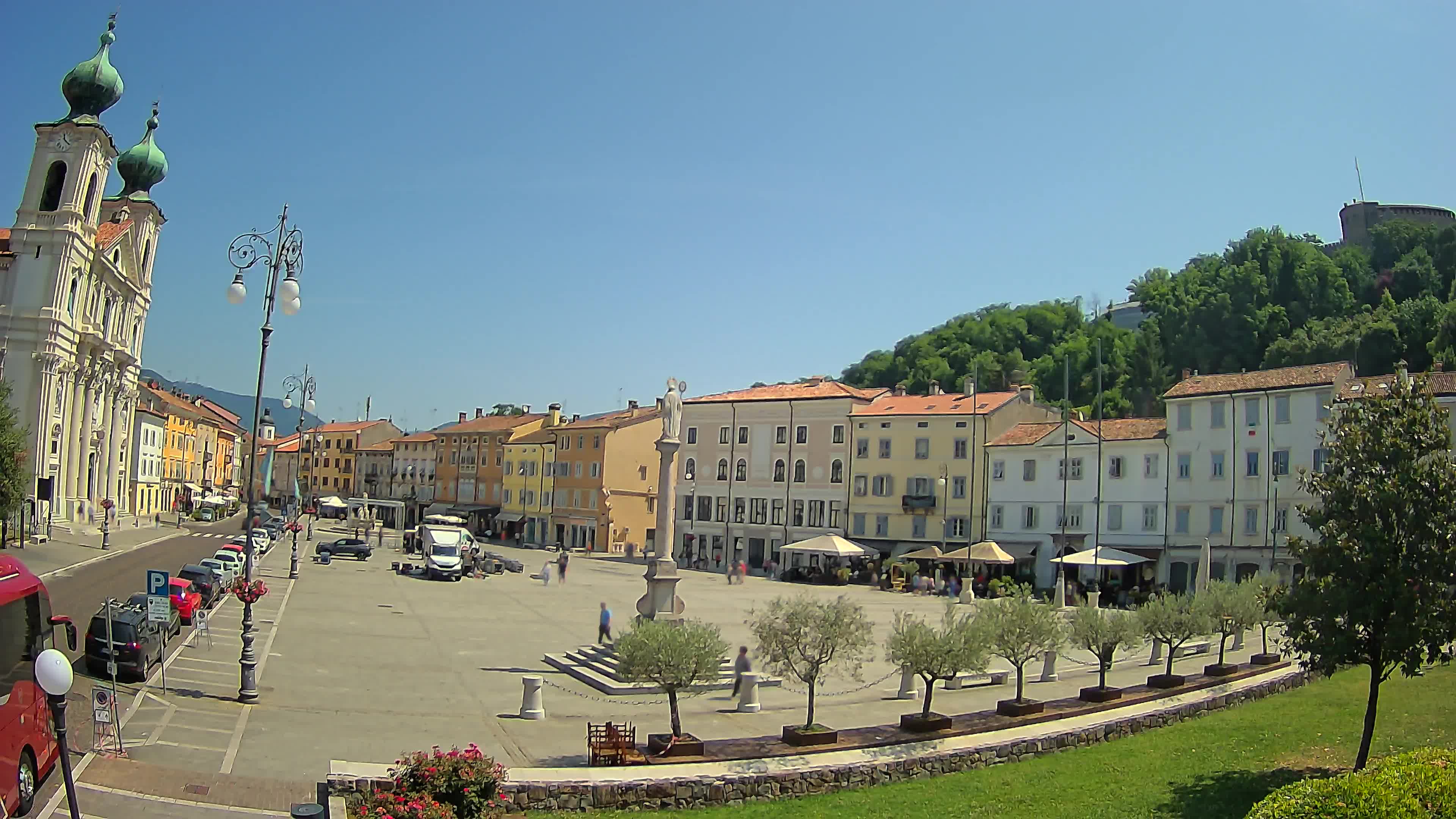 Webcam Gorizia Vittoria square – Church of st. Ignazio