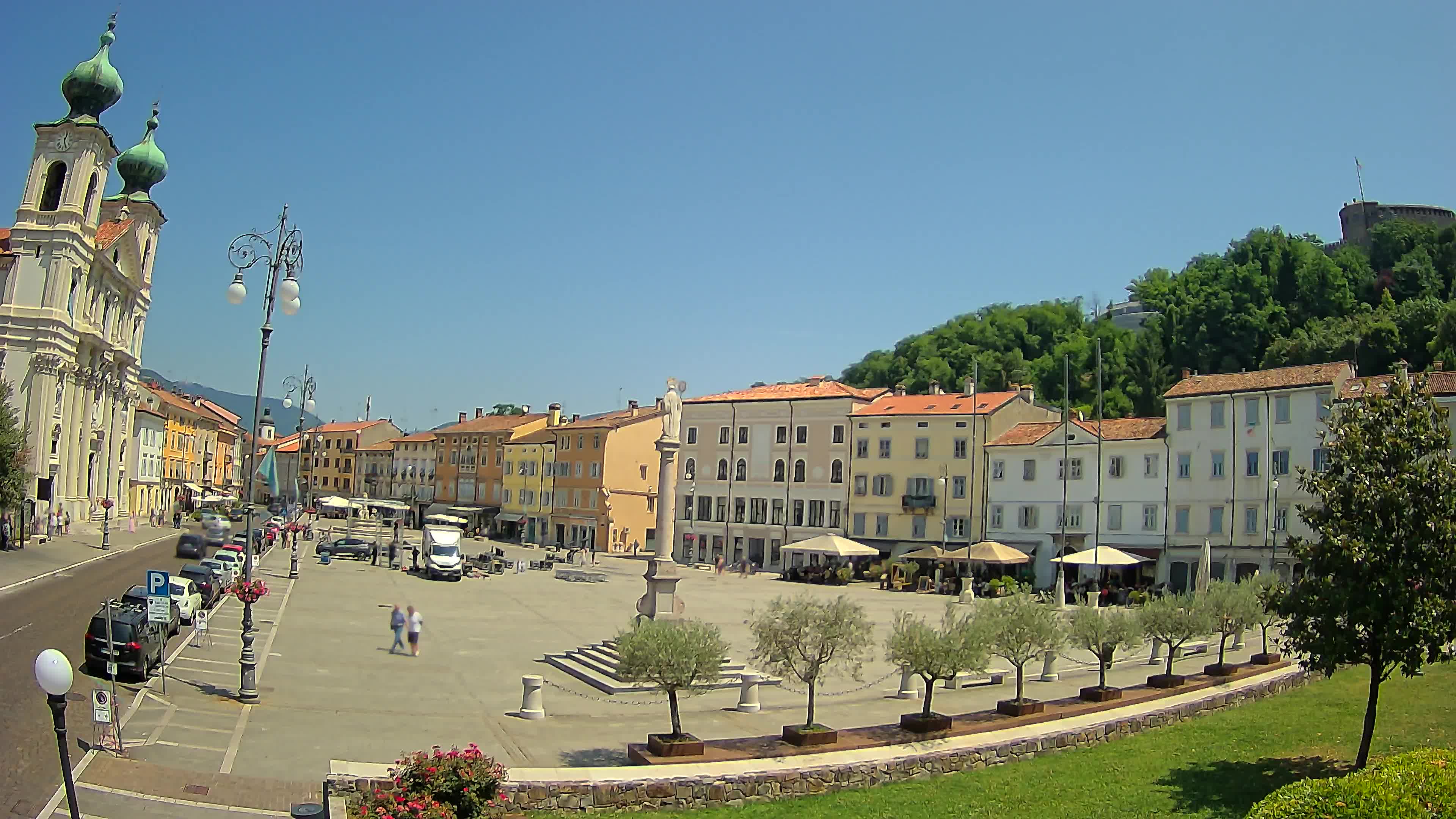Webcam Gorizia Vittoria square – Church of st. Ignazio
