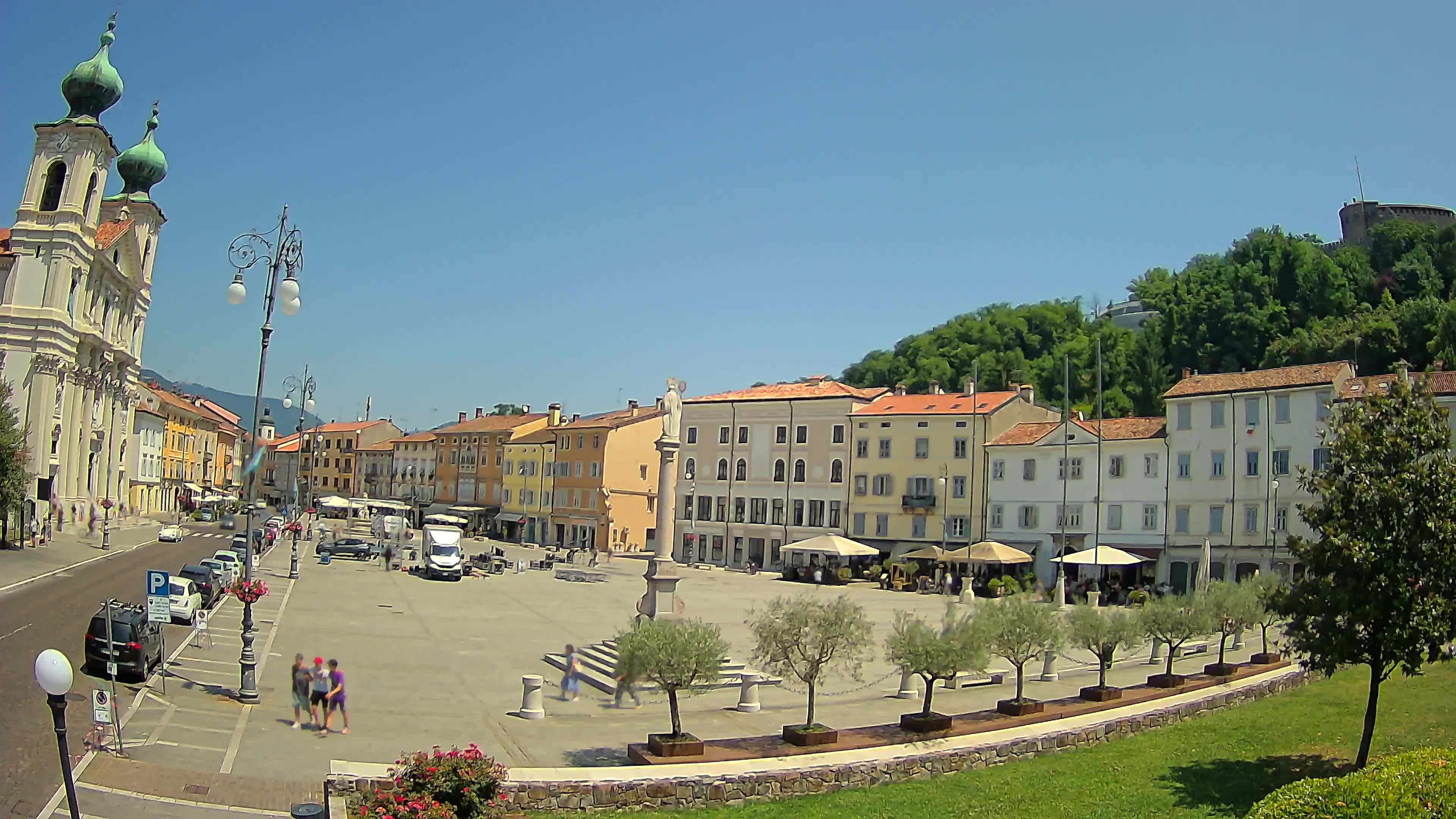 Webcam Gorizia Vittoria square – Church of st. Ignazio