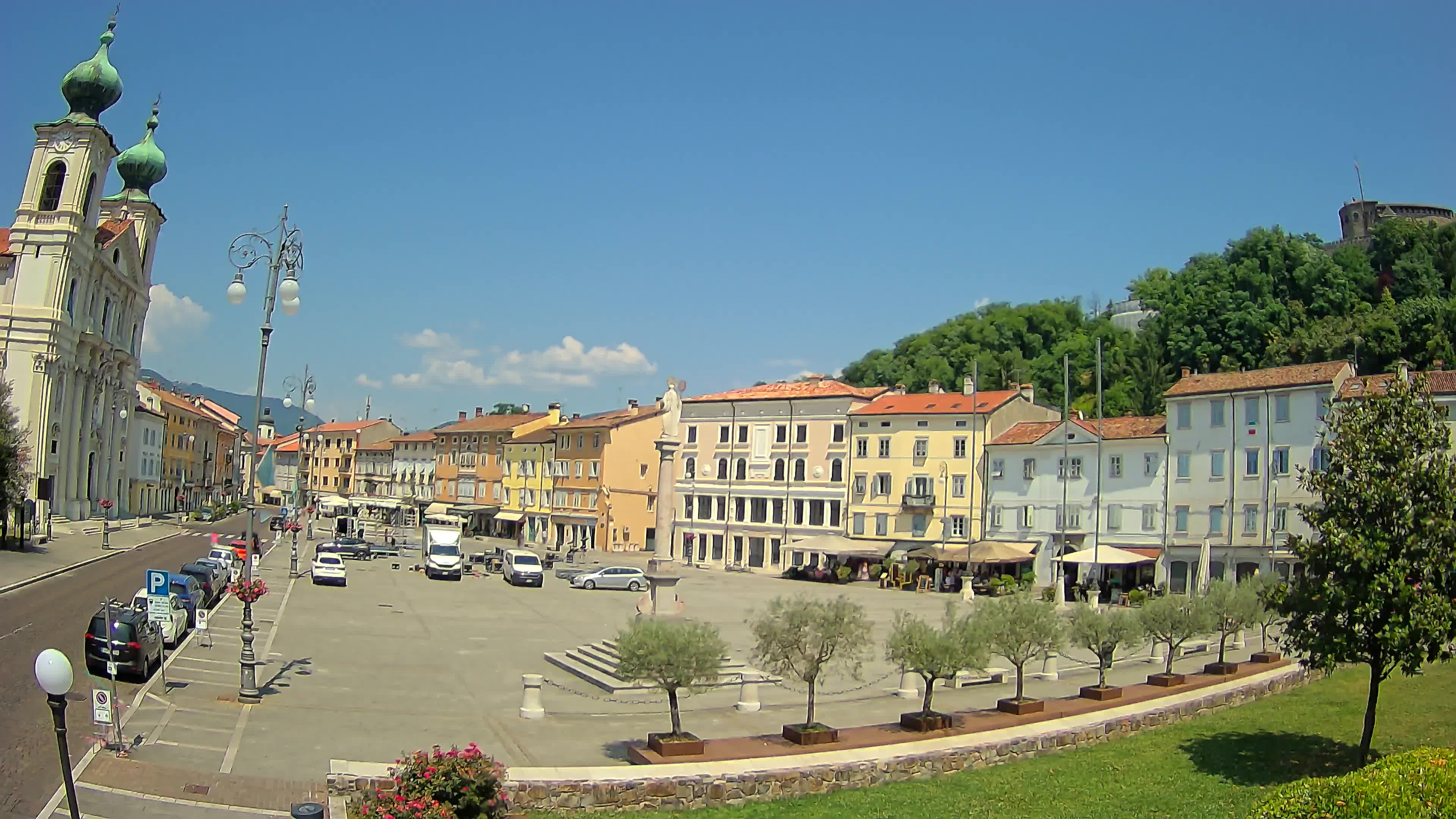 Webcam Gorizia Vittoria square – Church of st. Ignazio