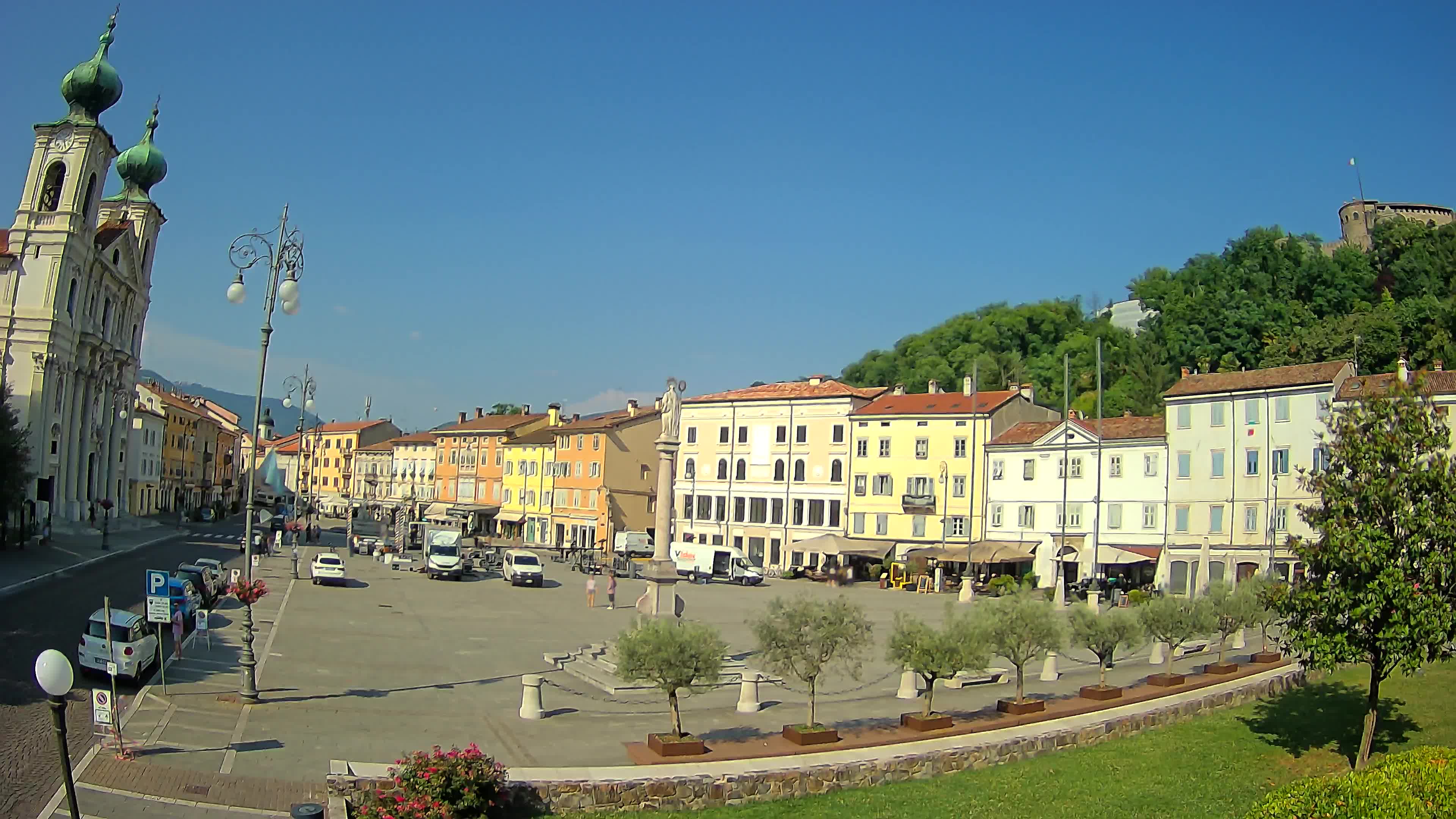 Webcam Gorizia Vittoria square – Church of st. Ignazio