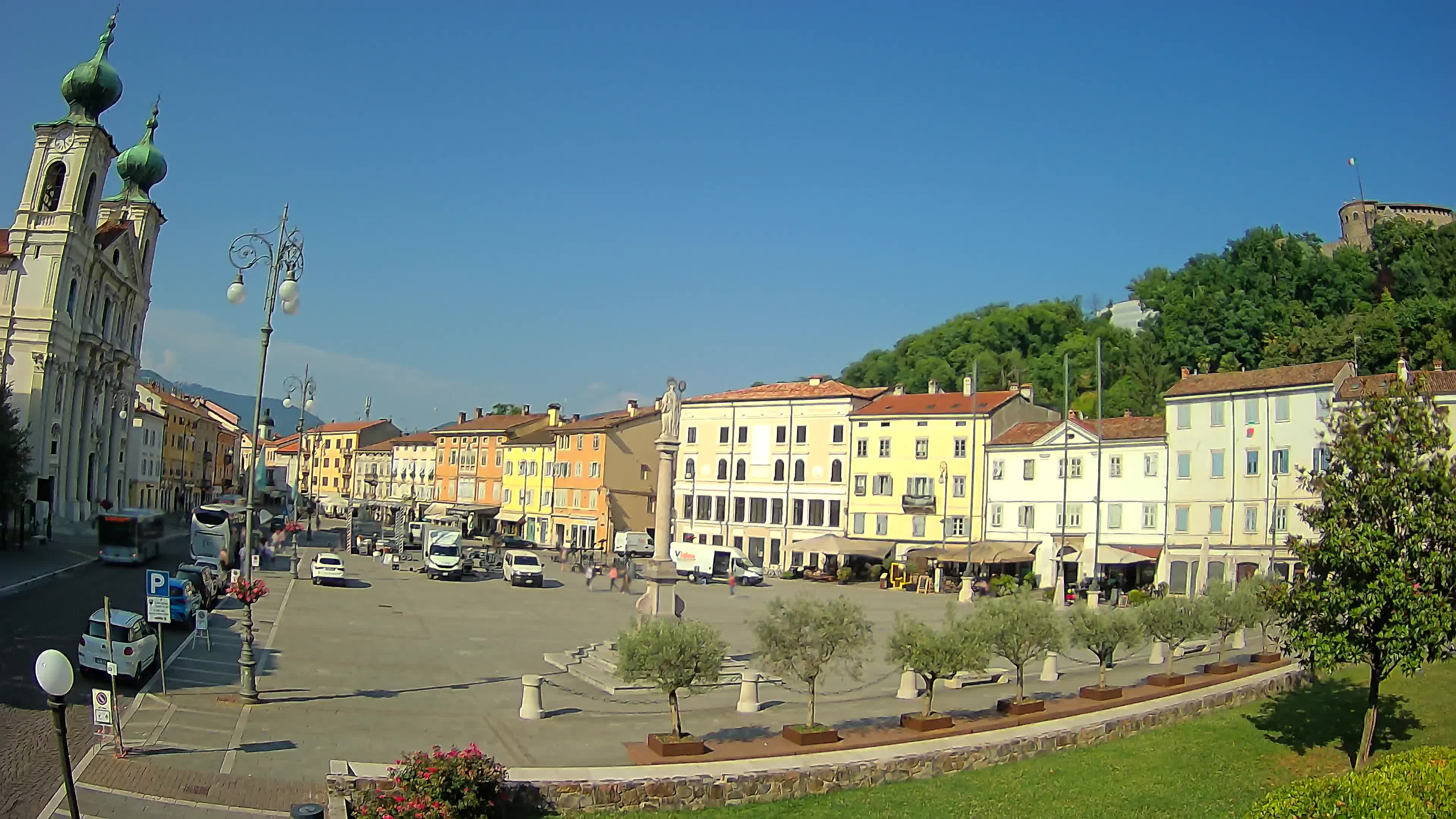 Webcam Gorizia Vittoria square – Church of st. Ignazio