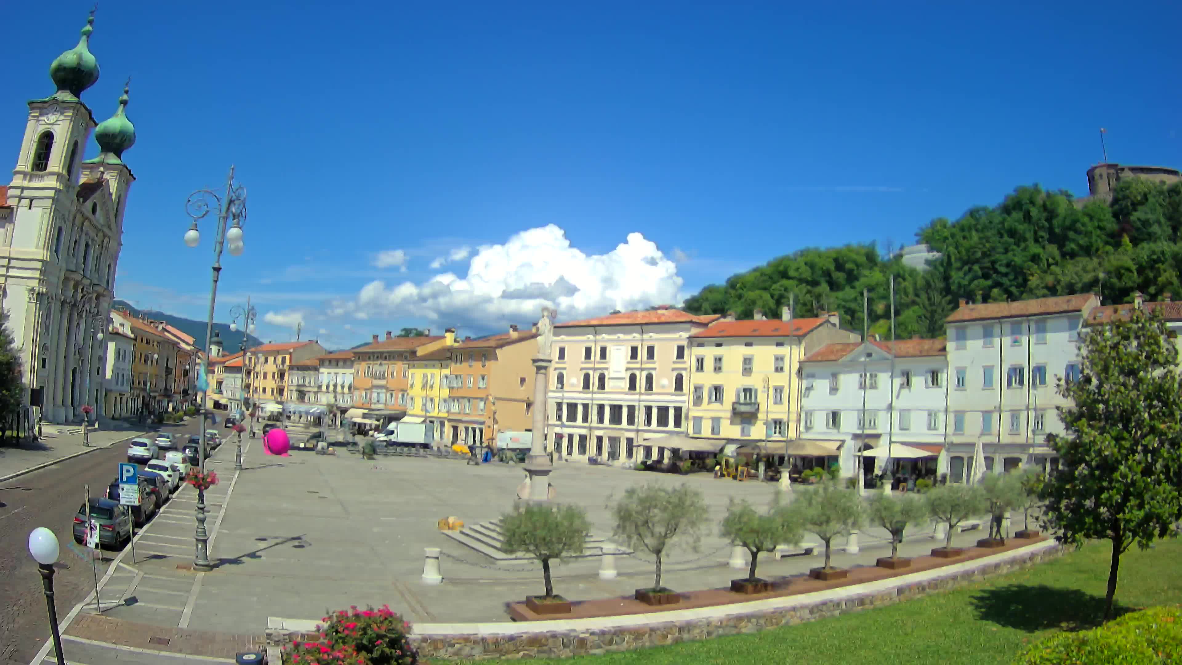 Webcam Gorizia Vittoria square – Church of st. Ignazio