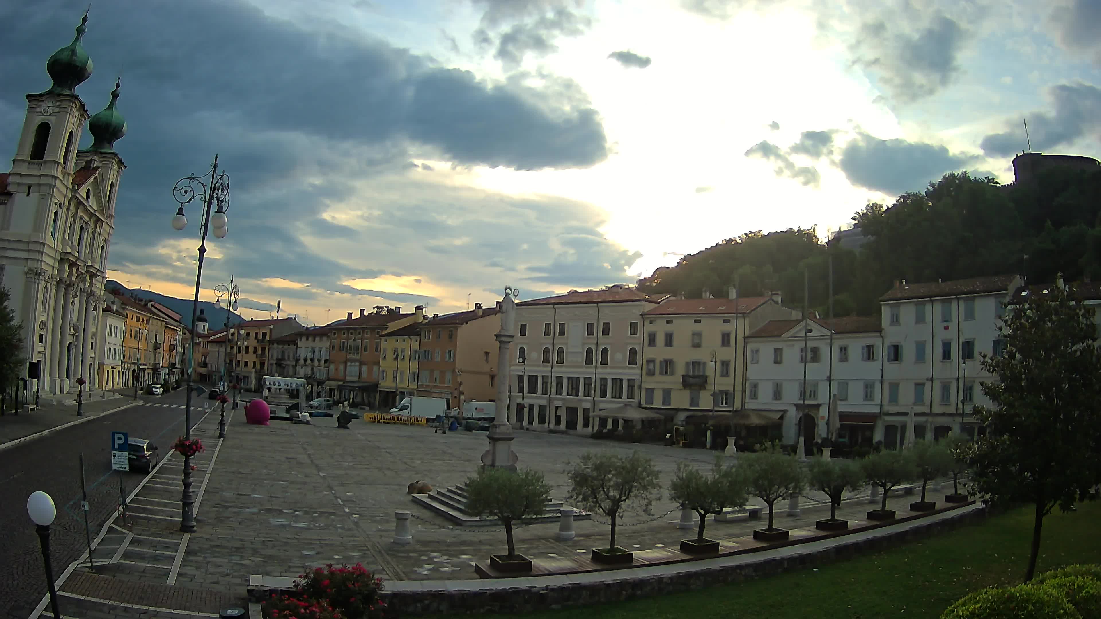 Webcam Gorizia Vittoria square – Church of st. Ignazio