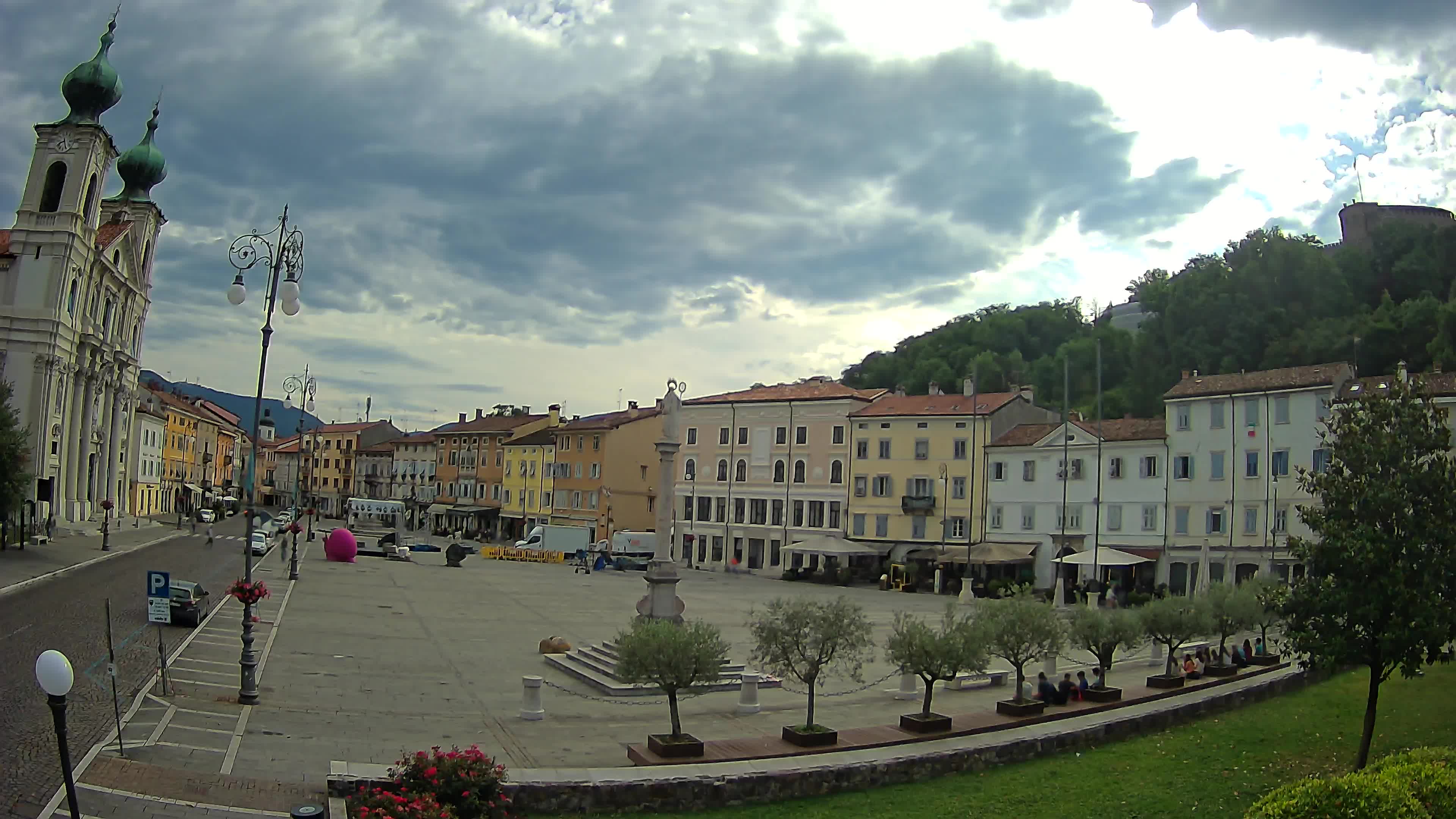 Webcam Gorizia Vittoria square – Church of st. Ignazio