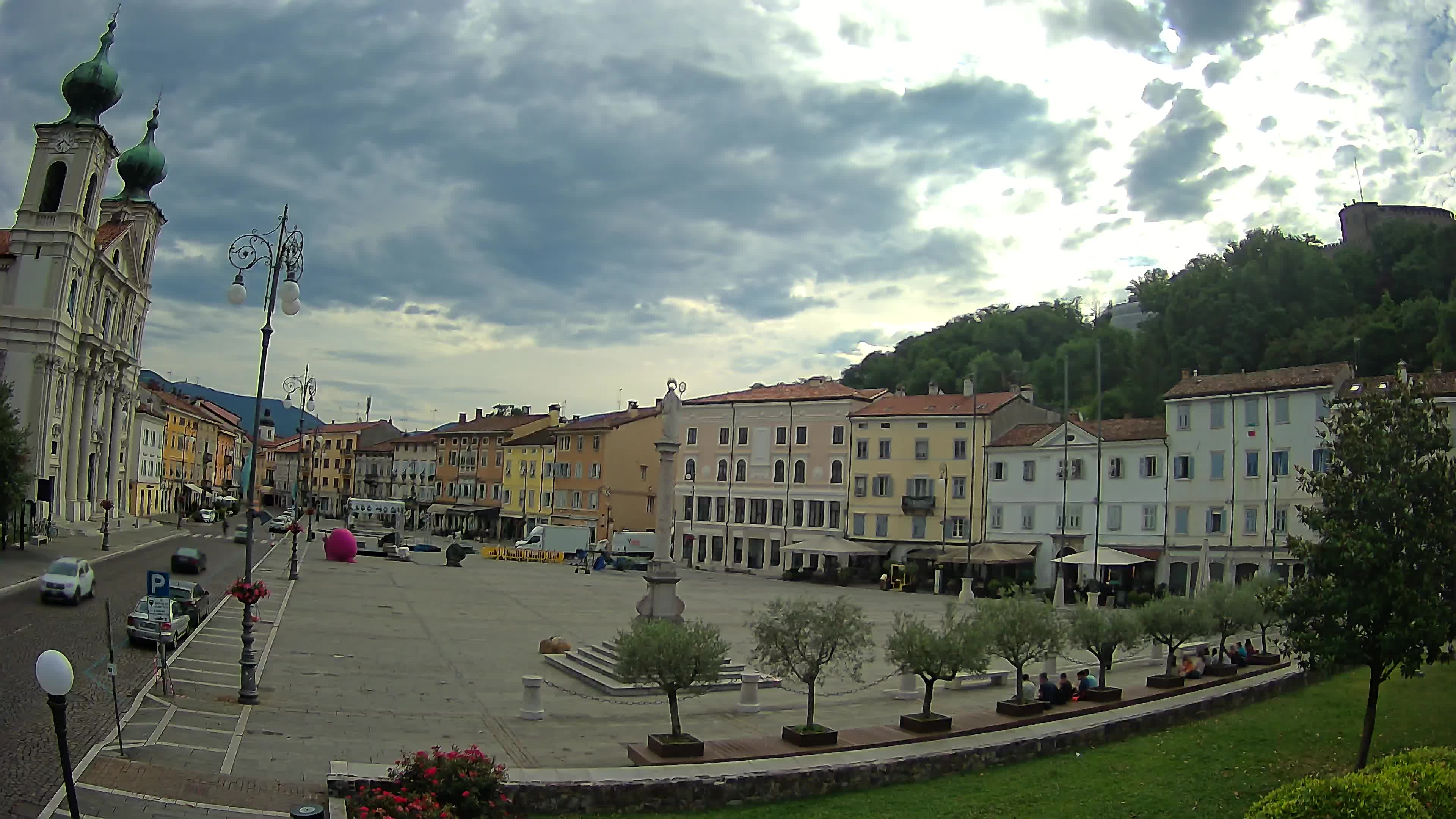 Webcam Gorizia Vittoria square – Church of st. Ignazio
