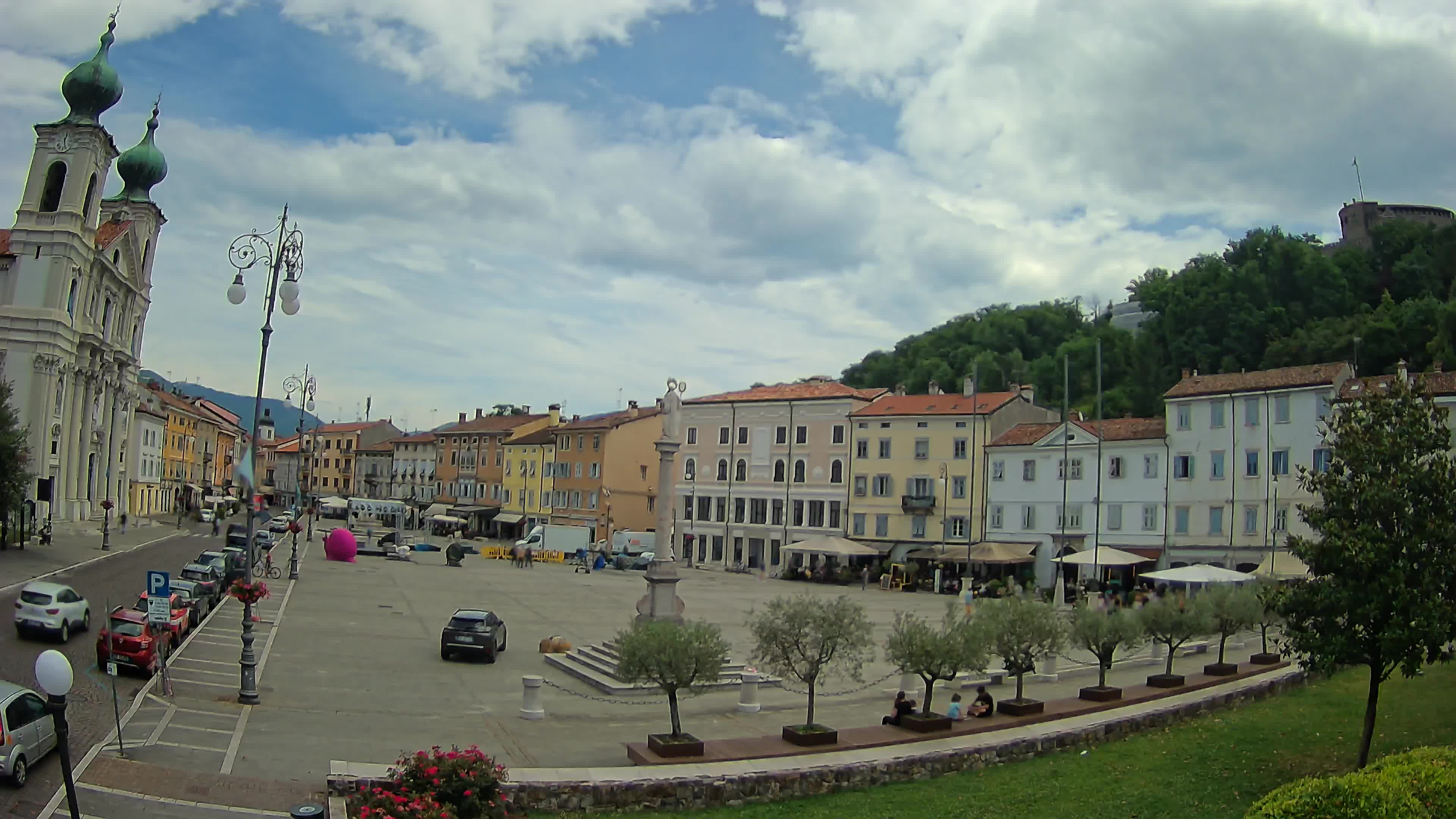 Webcam Gorizia Vittoria square – Church of st. Ignazio