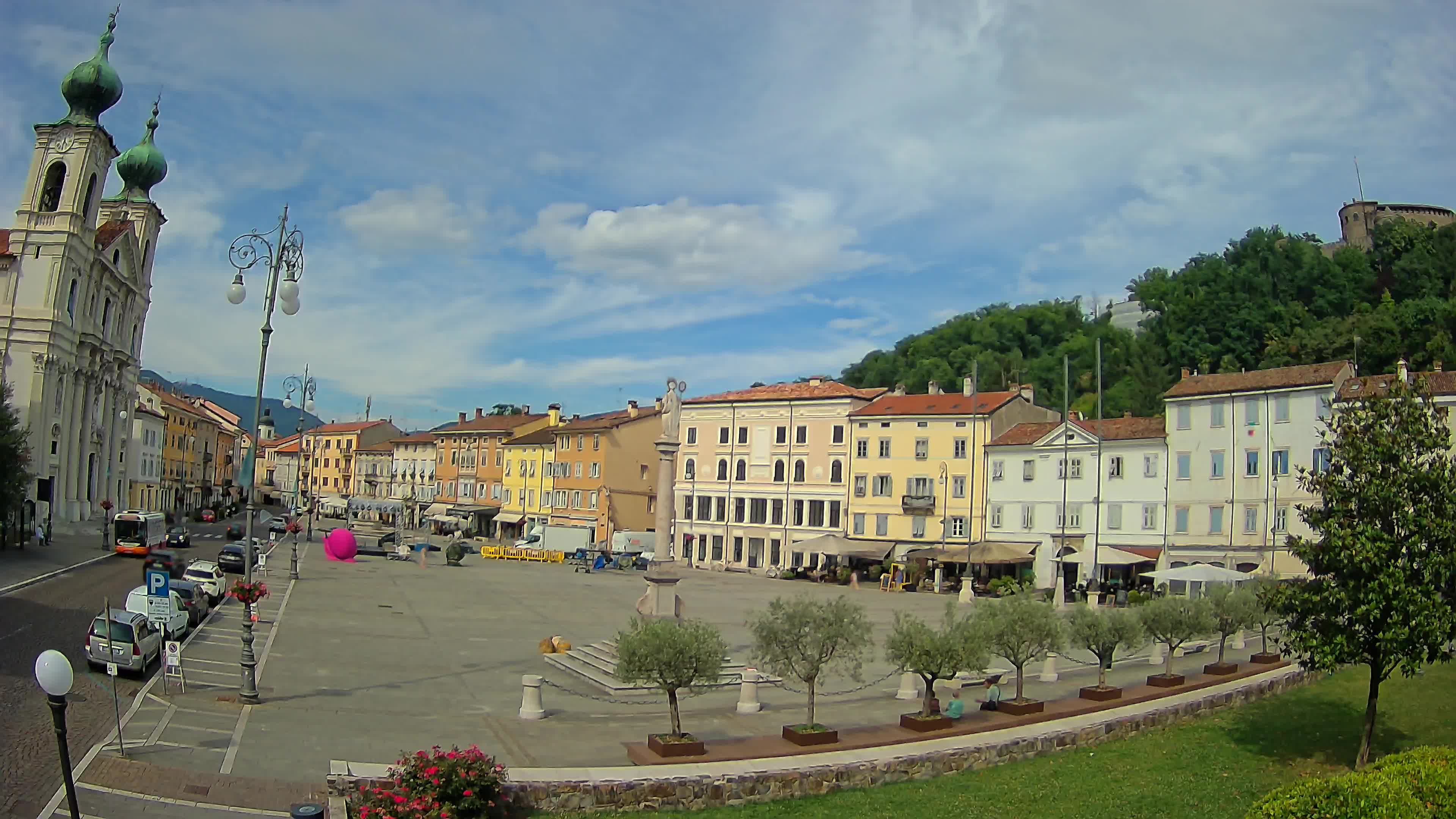 Webcam Gorizia Vittoria square – Church of st. Ignazio