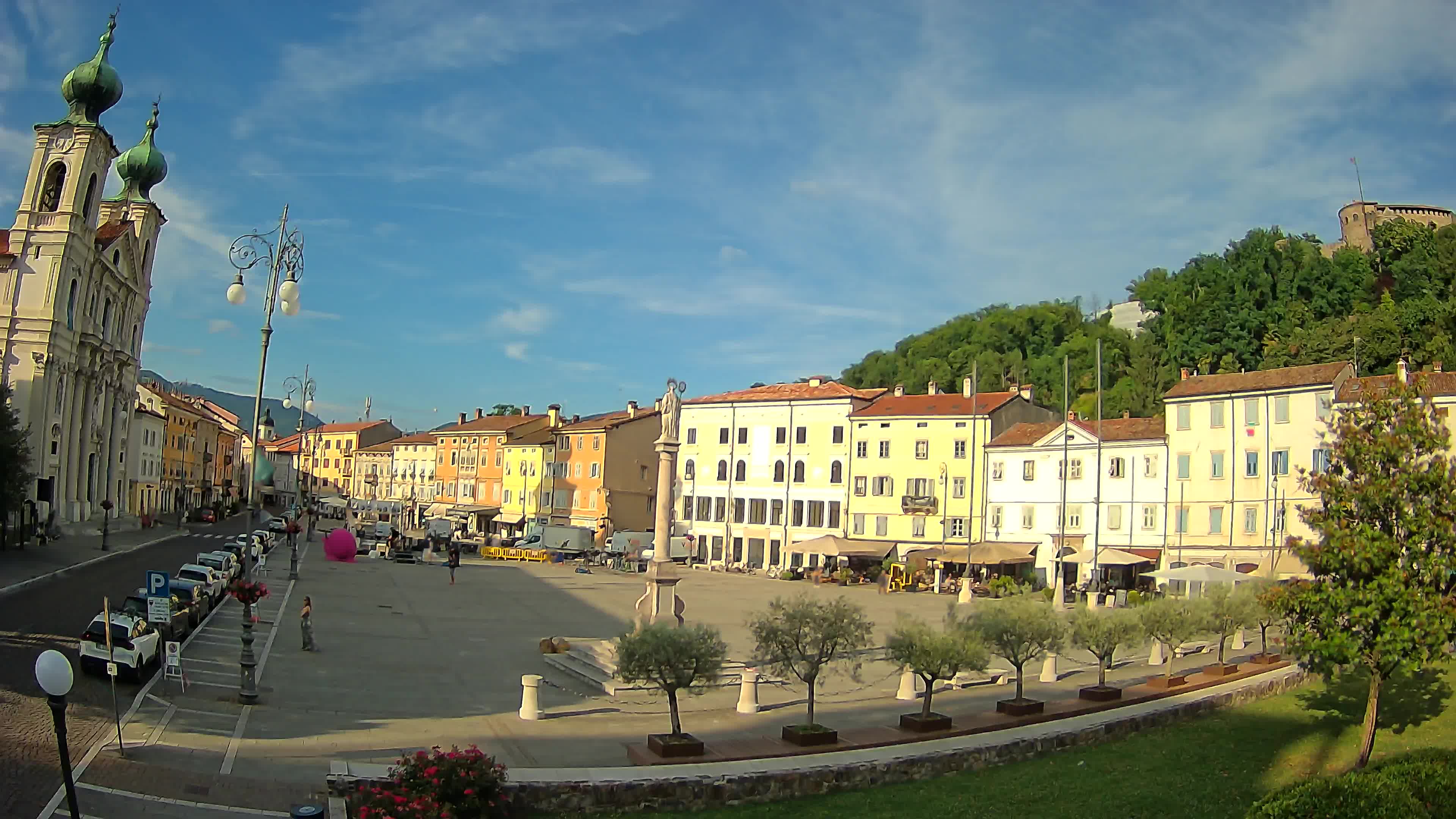 Webcam Gorizia Vittoria square – Church of st. Ignazio