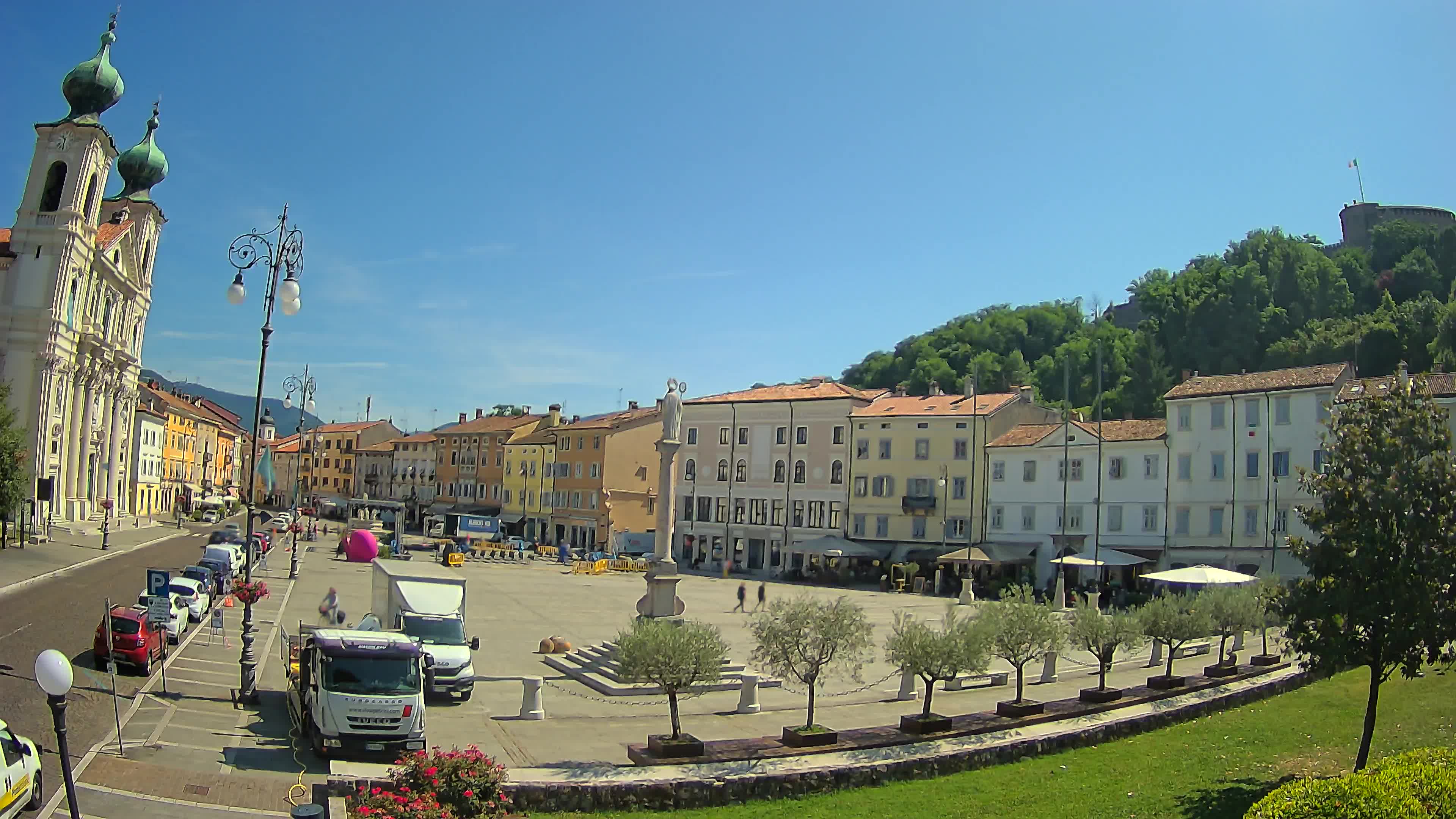 Webcam Gorizia Vittoria square – Church of st. Ignazio