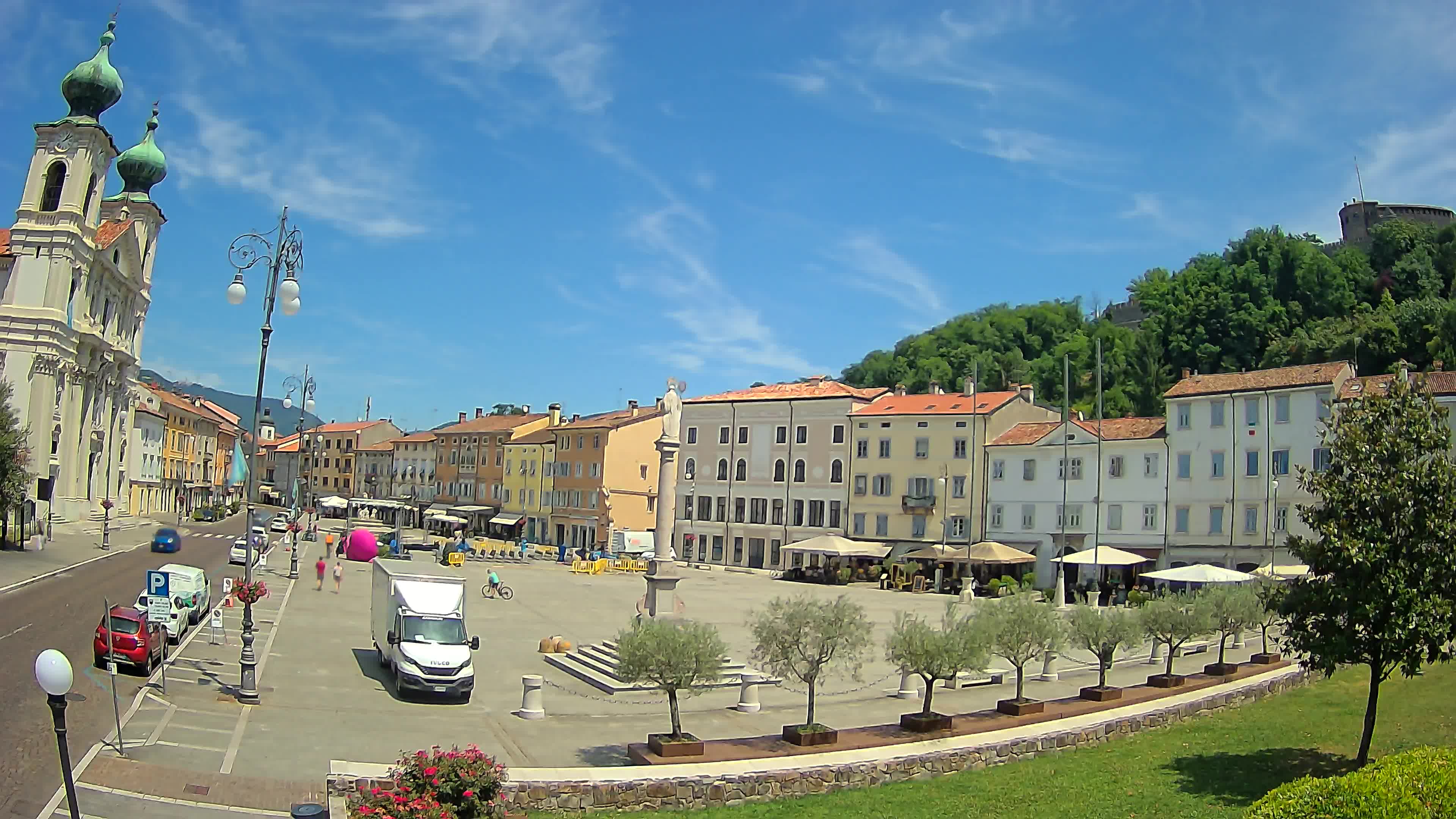 Webcam Gorizia Vittoria square – Church of st. Ignazio