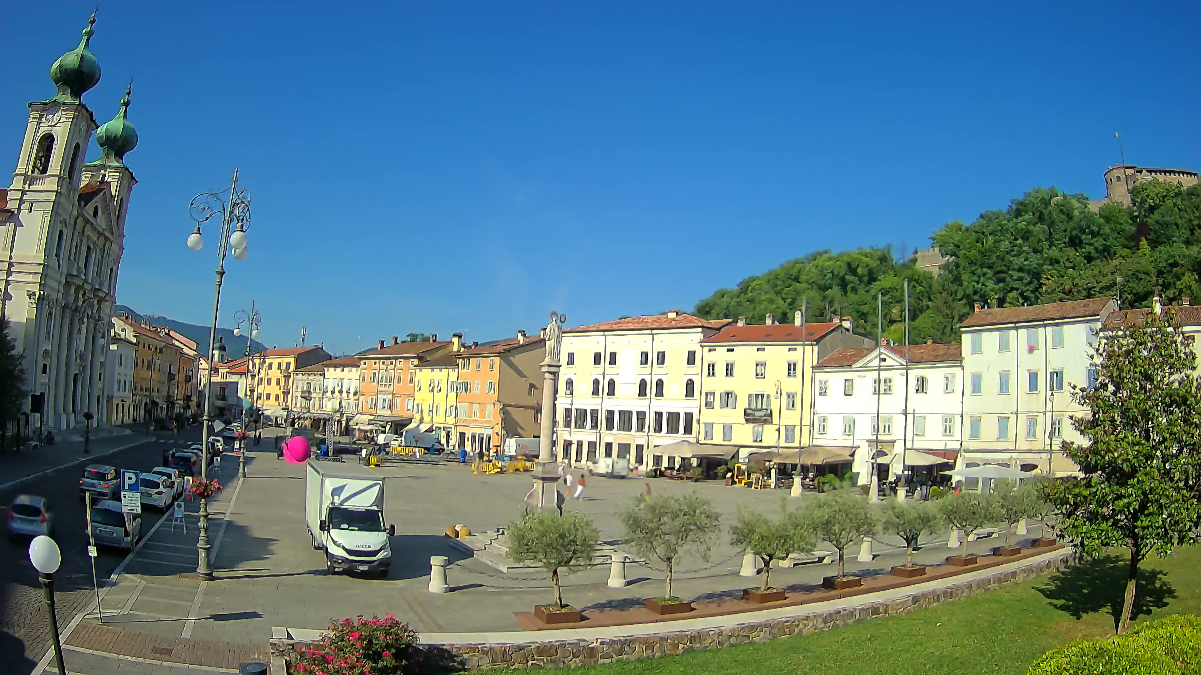 Webcam Gorizia Vittoria square – Church of st. Ignazio