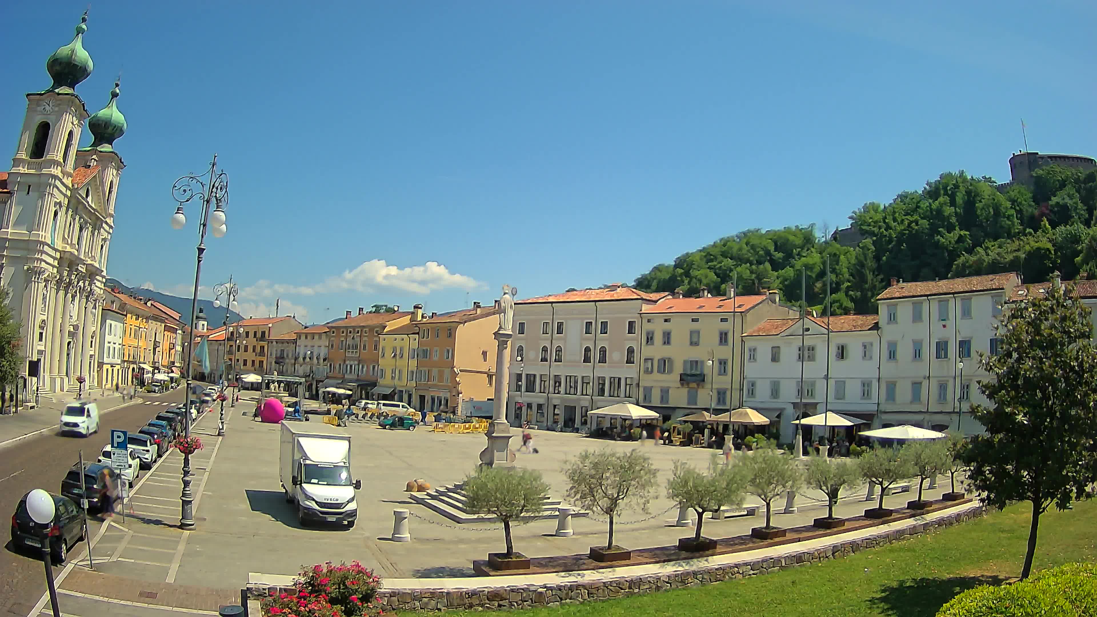 Webcam Gorizia Vittoria square – Church of st. Ignazio