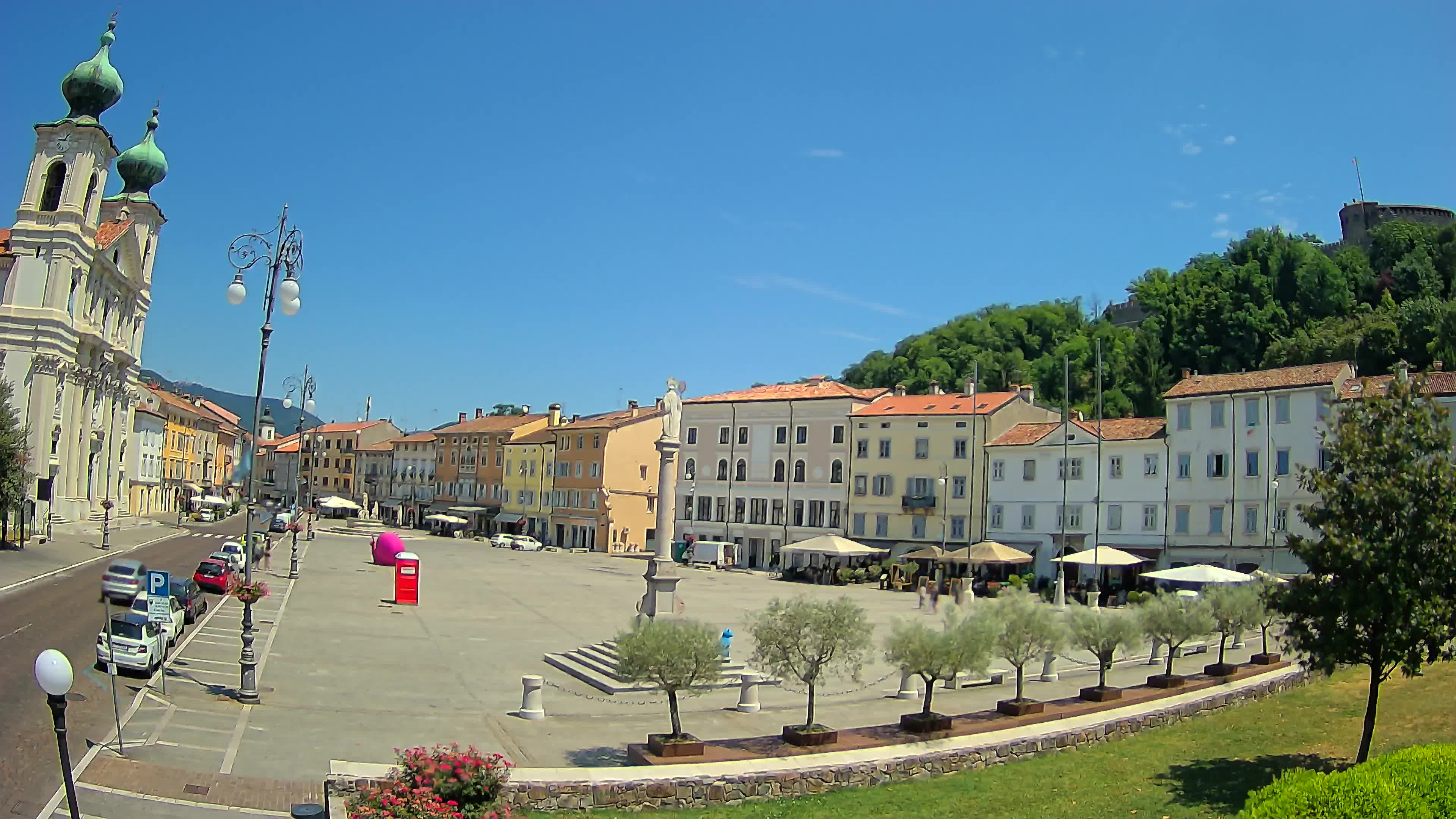Webcam Gorizia Vittoria square – Church of st. Ignazio