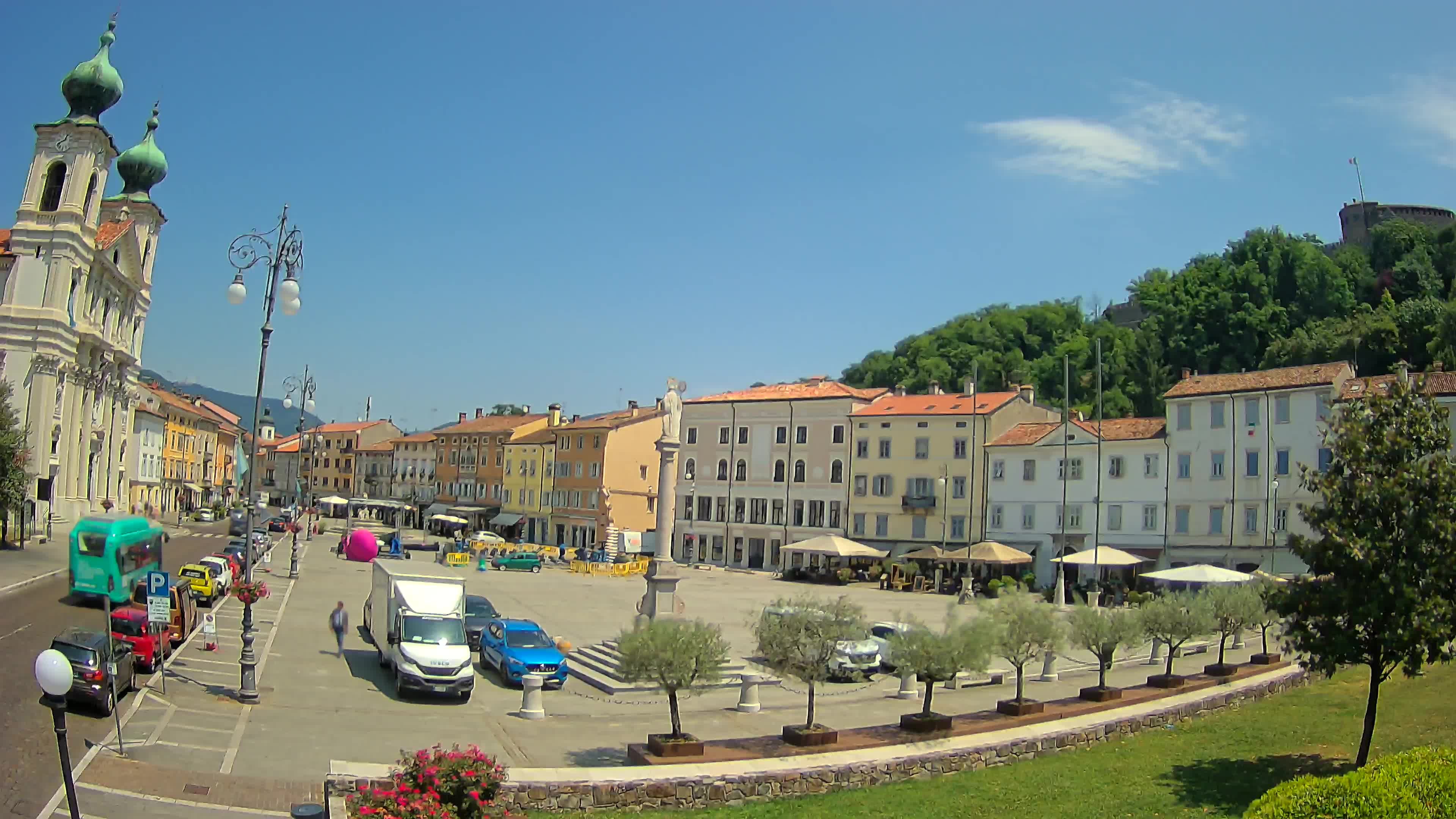Webcam Gorizia Vittoria square – Church of st. Ignazio