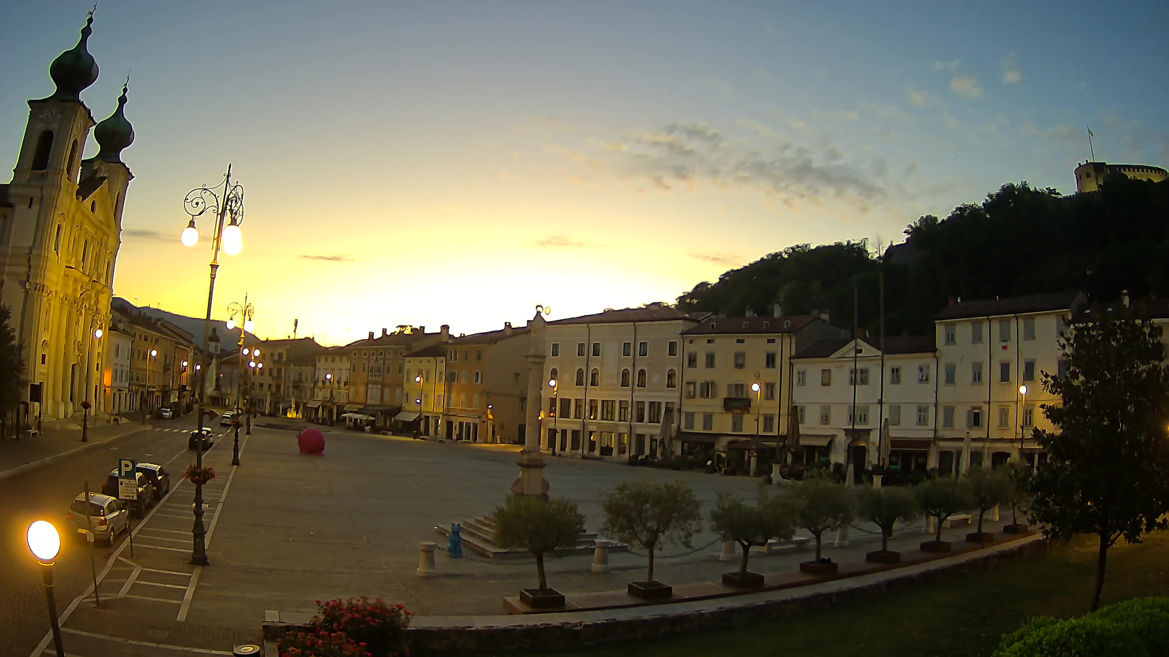 Webcam Gorizia Vittoria square – Church of st. Ignazio