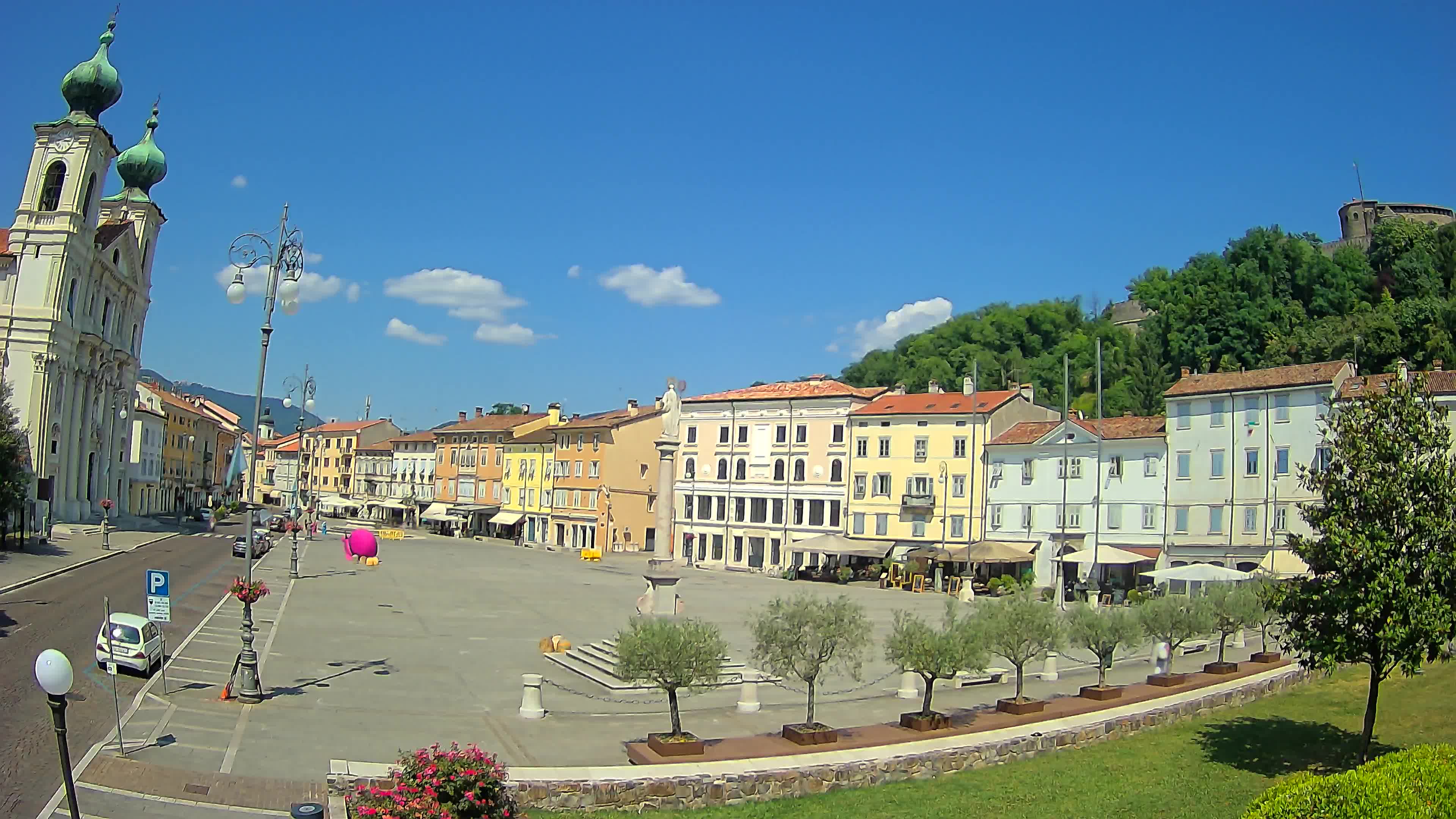 Webcam Gorizia Vittoria square – Church of st. Ignazio
