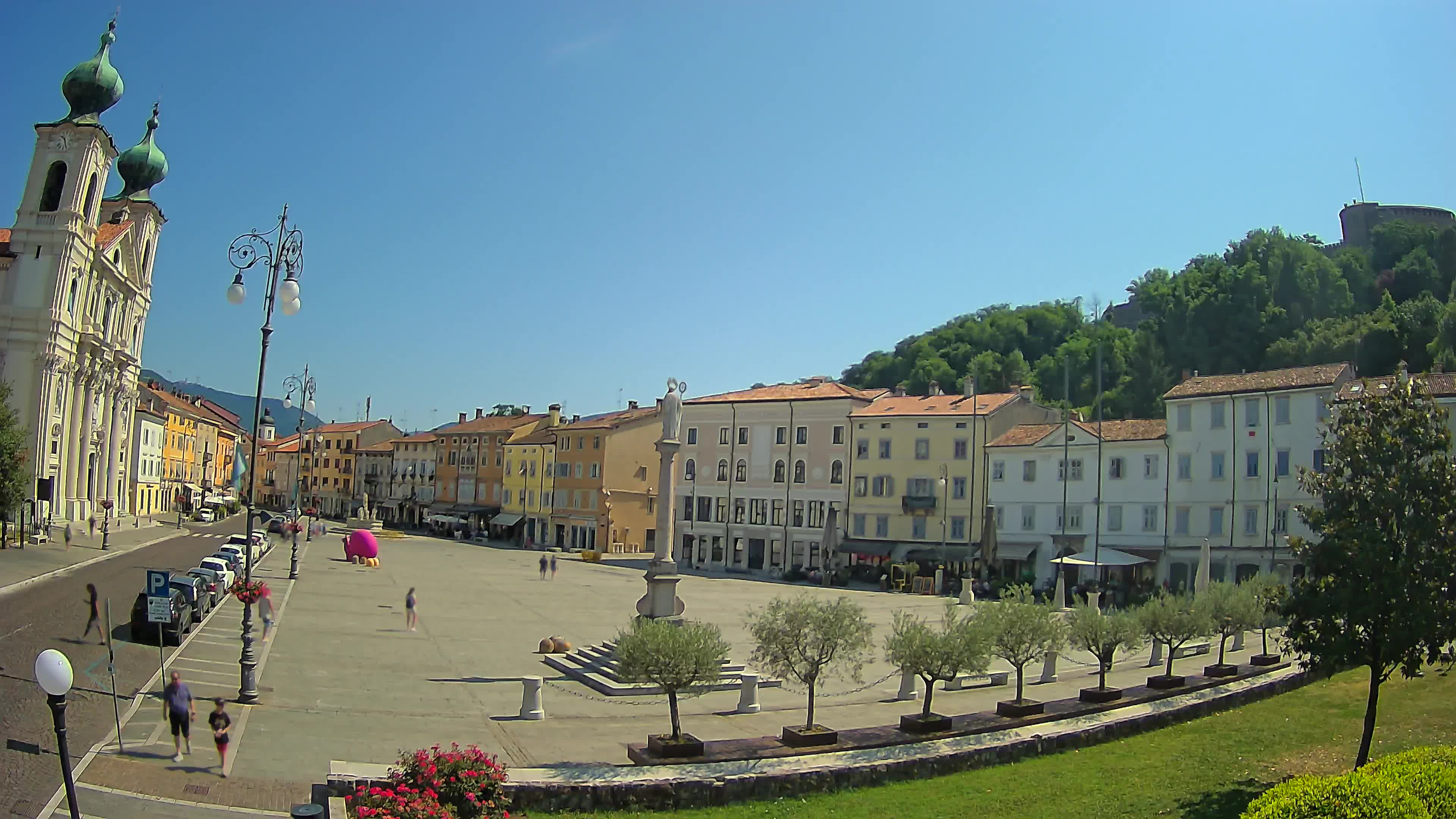 Webcam Gorizia Vittoria square – Church of st. Ignazio
