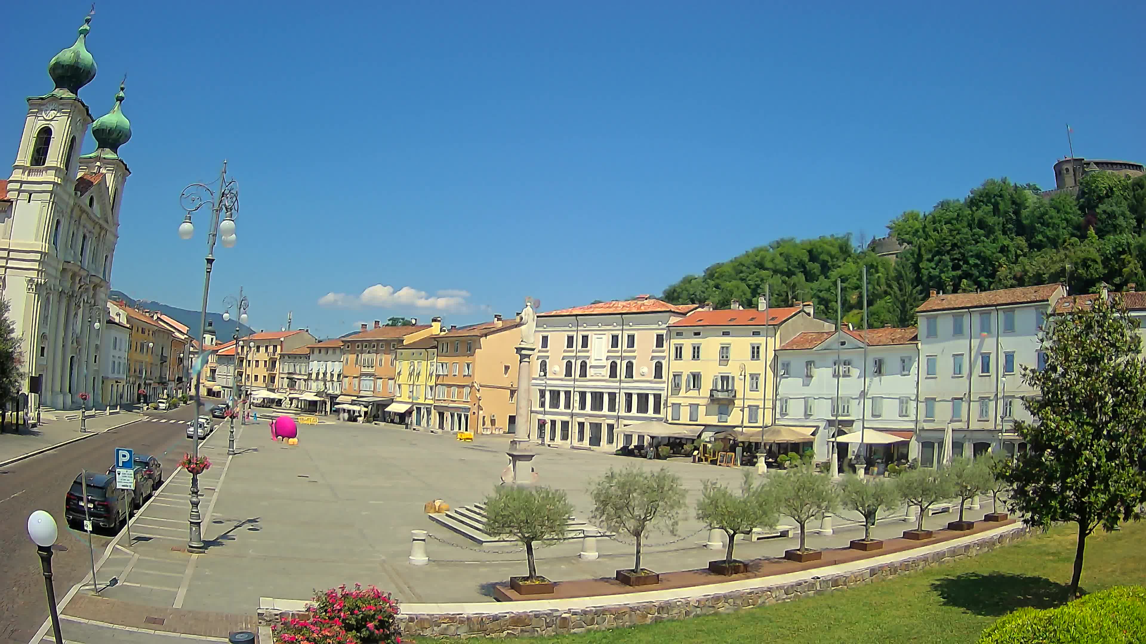 Webcam Gorizia Vittoria square – Church of st. Ignazio
