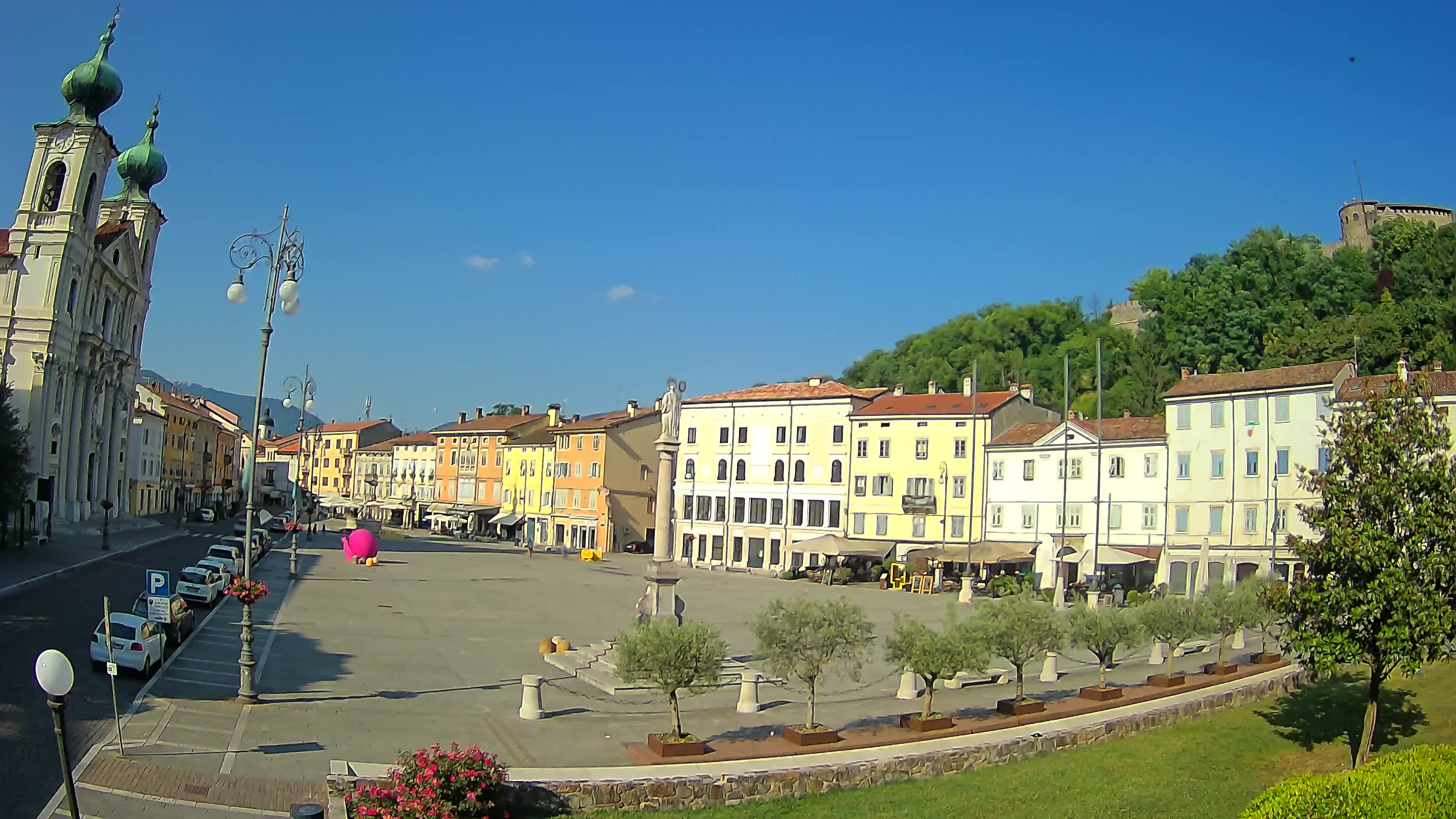 Webcam Gorizia Vittoria square – Church of st. Ignazio