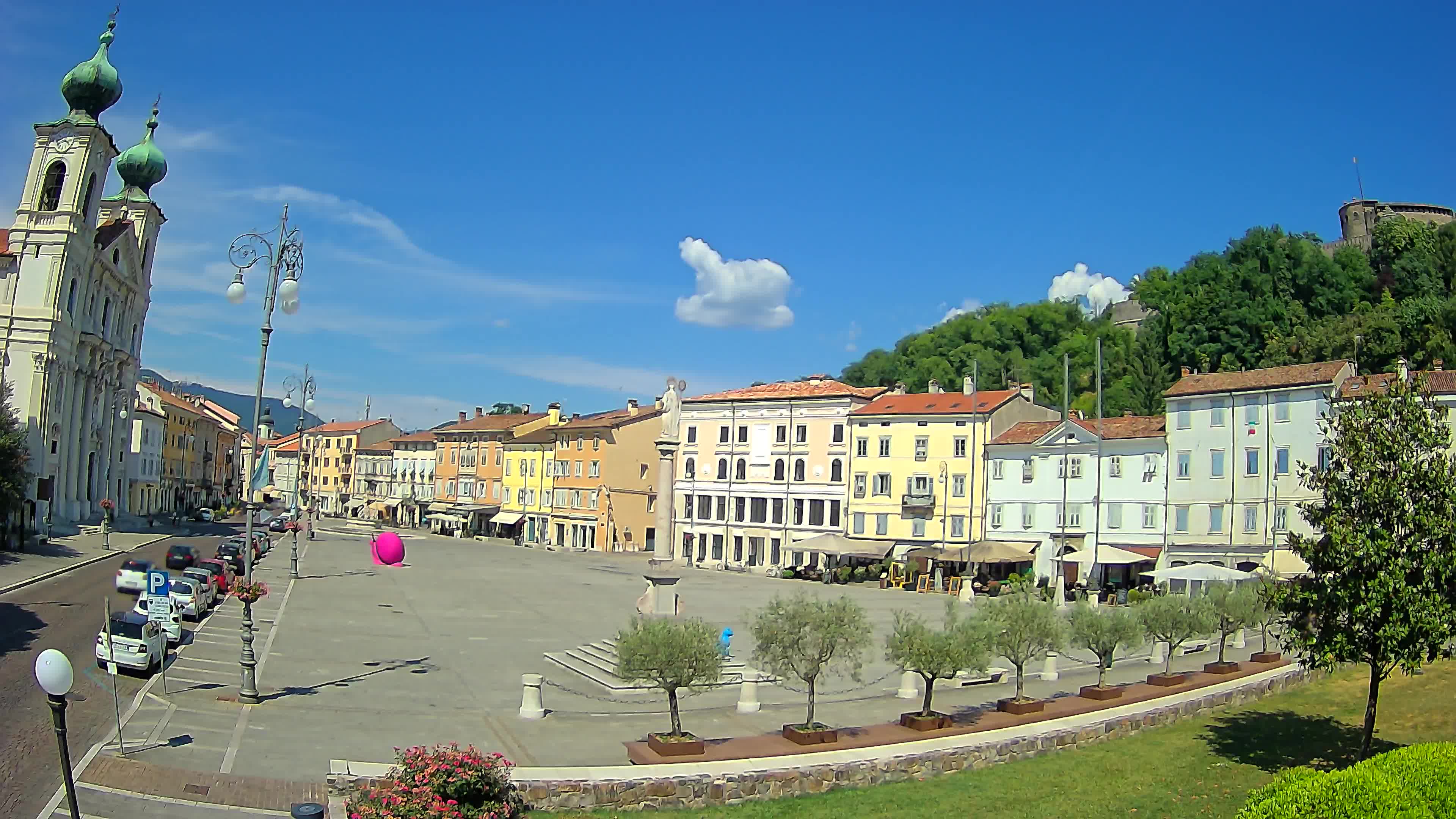 Webcam Gorizia Vittoria square – Church of st. Ignazio