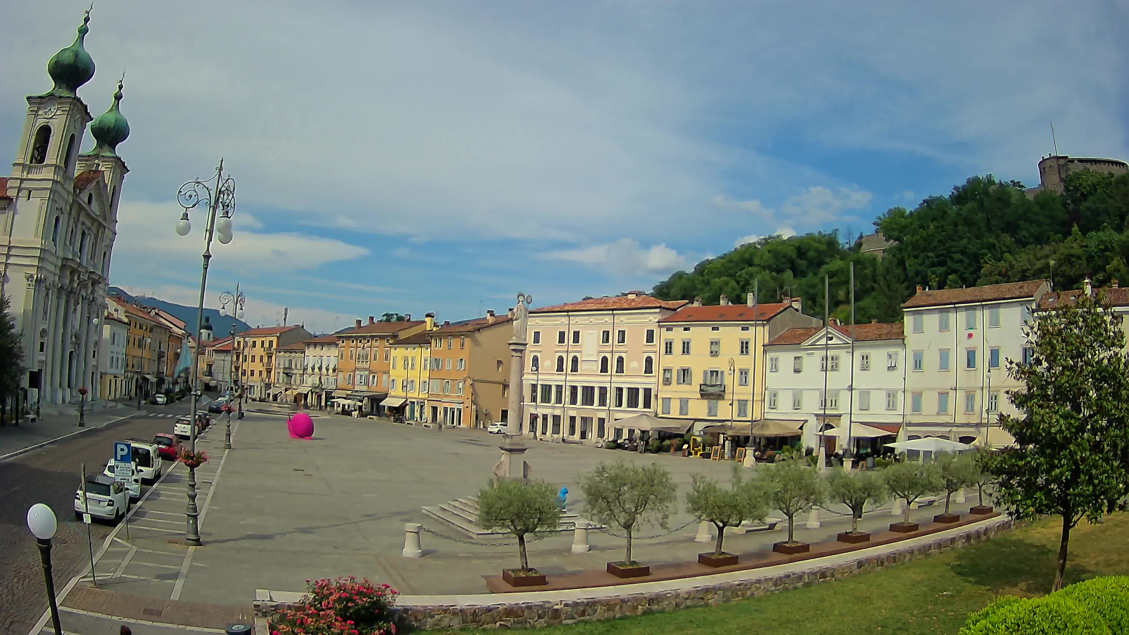 Webcam Gorizia Vittoria square – Church of st. Ignazio
