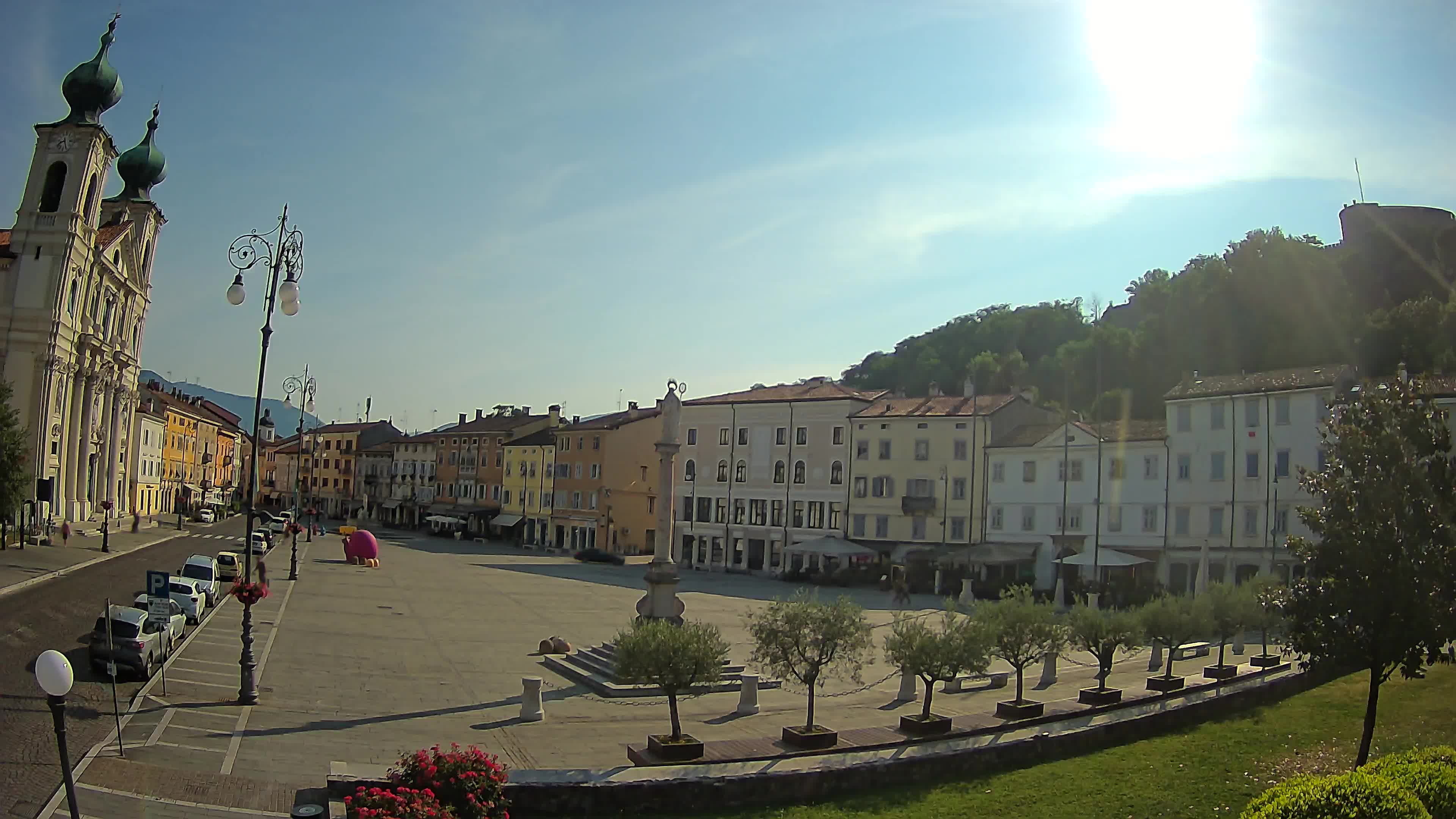 Webcam Gorizia Vittoria square – Church of st. Ignazio
