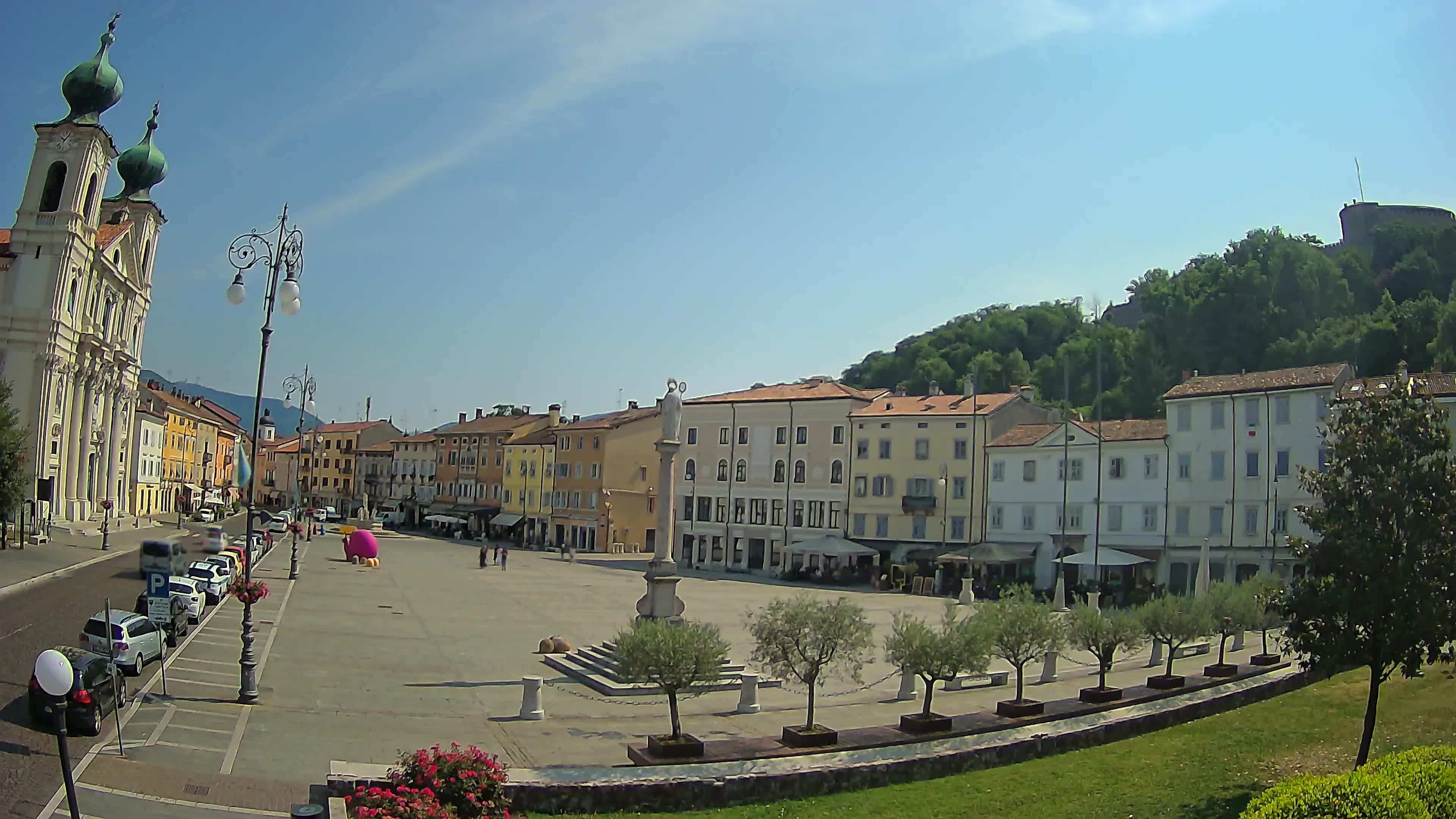 Webcam Gorizia Vittoria square – Church of st. Ignazio