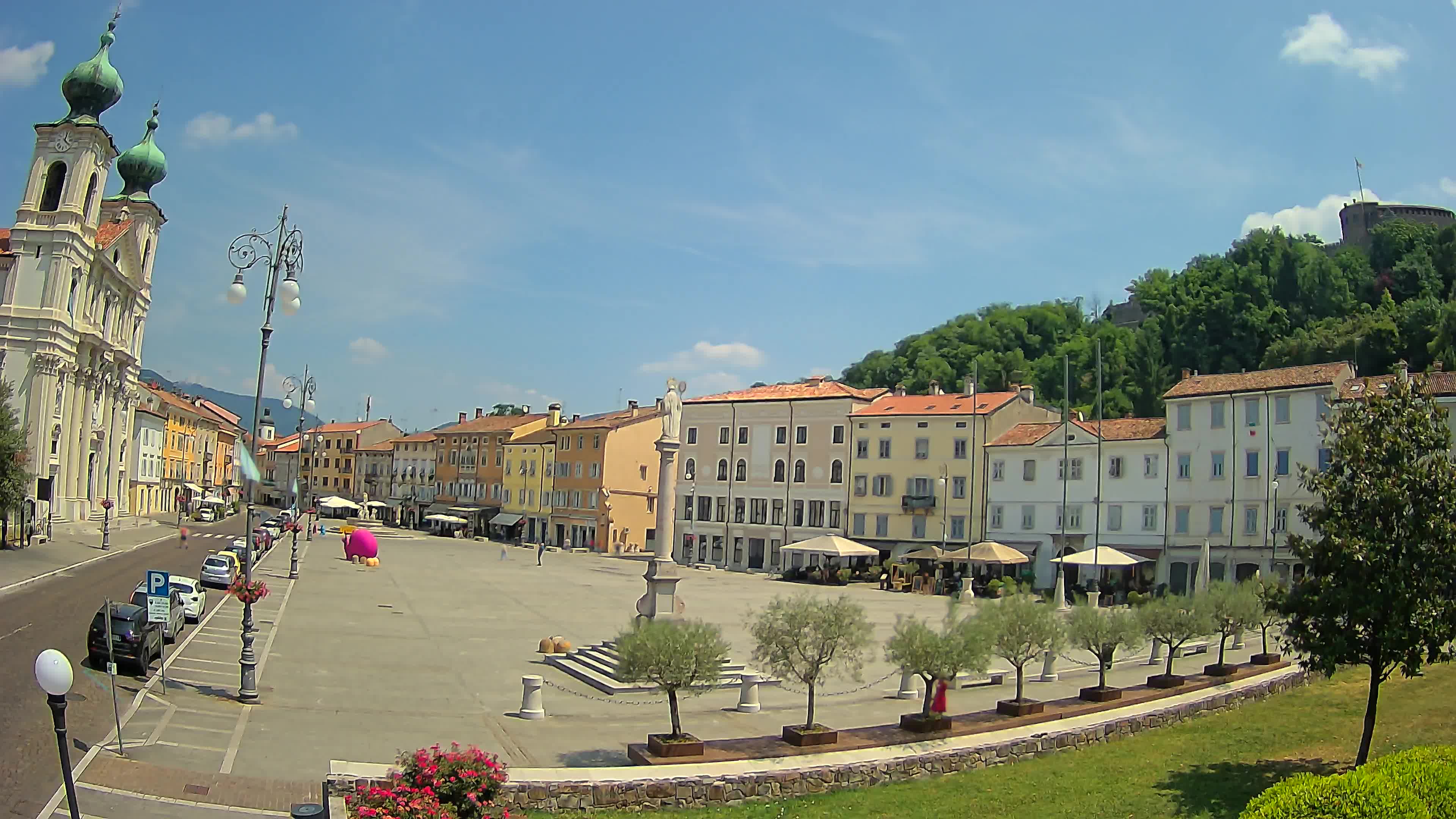 Webcam Gorizia Vittoria square – Church of st. Ignazio