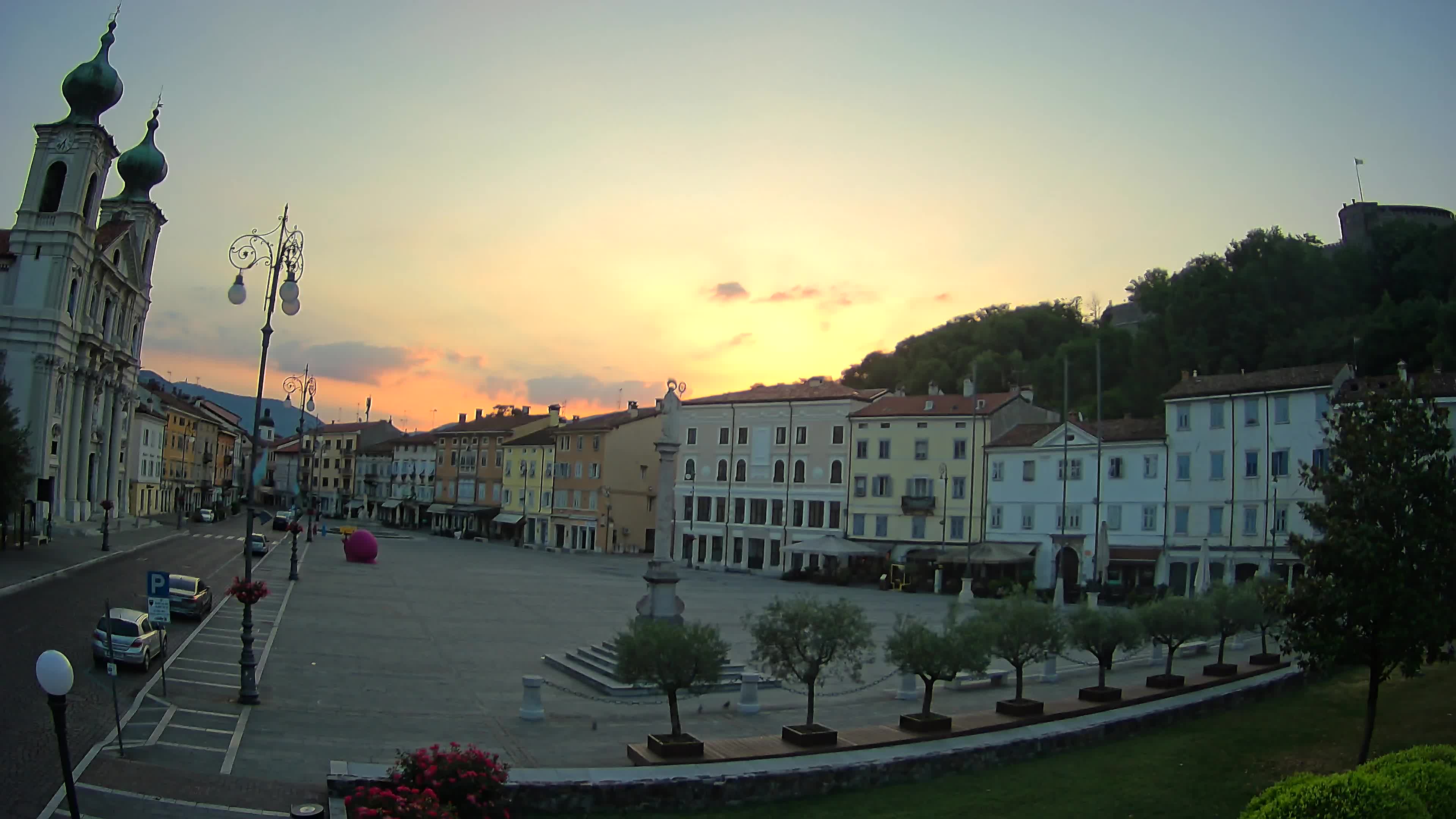 Webcam Gorizia Vittoria square – Church of st. Ignazio