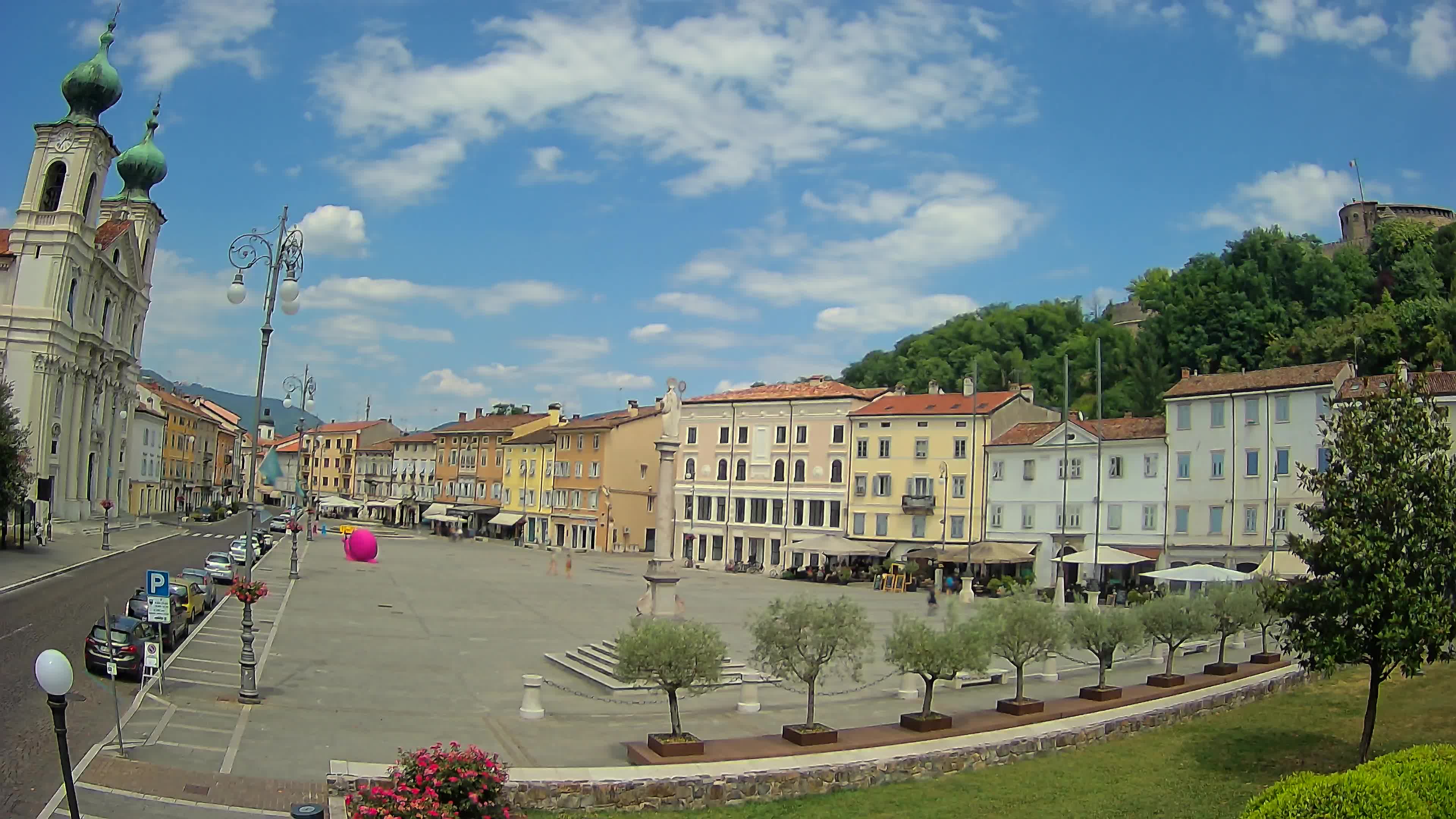 Webcam Gorizia Vittoria square – Church of st. Ignazio