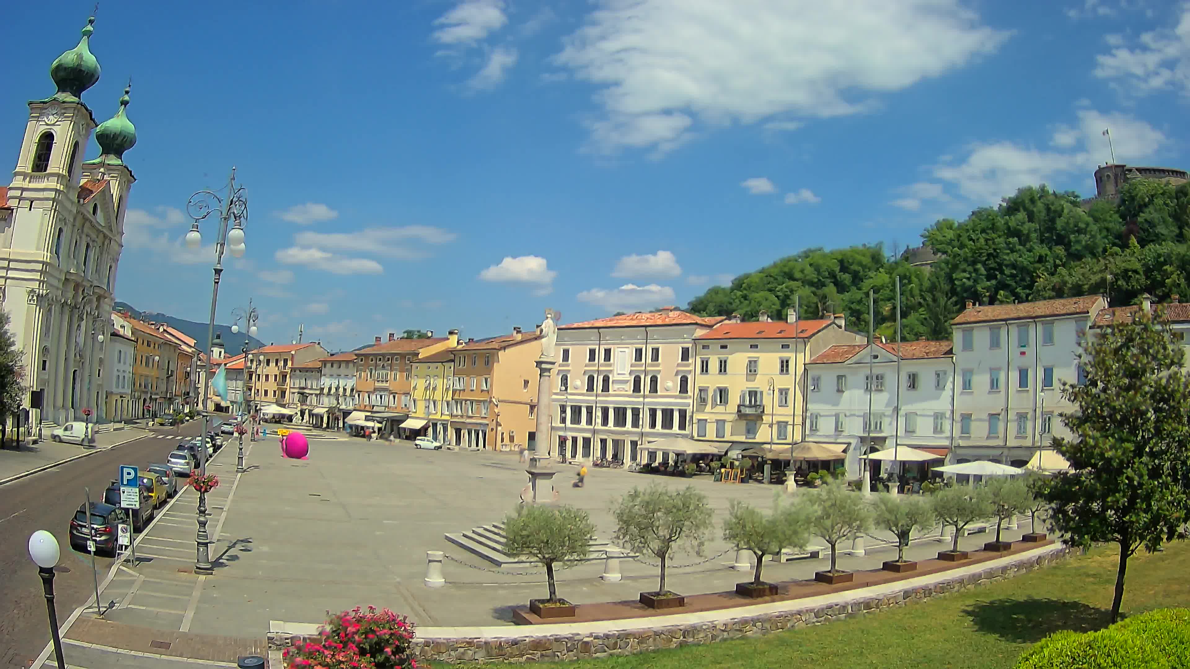 Webcam Gorizia Vittoria square – Church of st. Ignazio