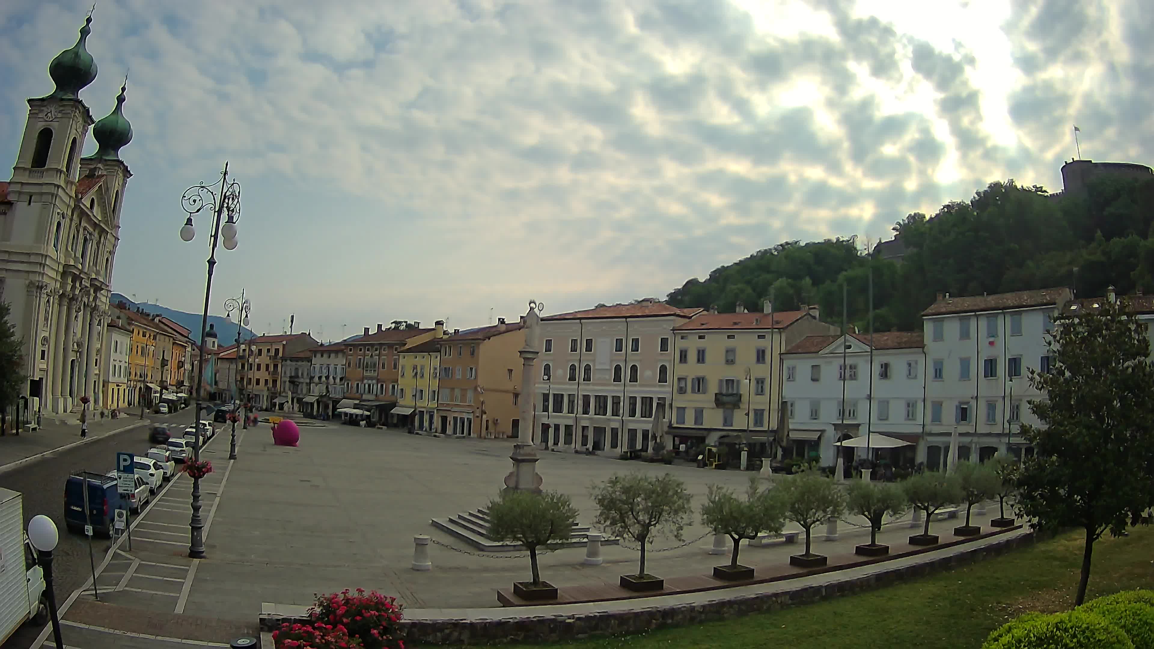 Webcam Gorizia Vittoria square – Church of st. Ignazio