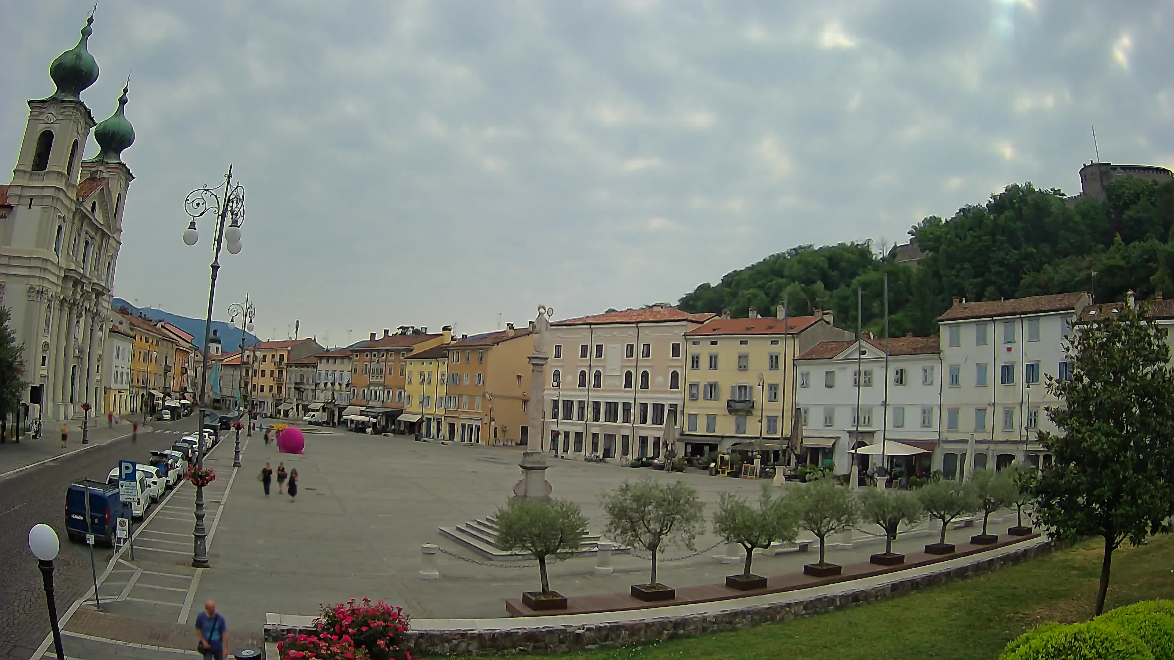 Webcam Gorizia Vittoria square – Church of st. Ignazio