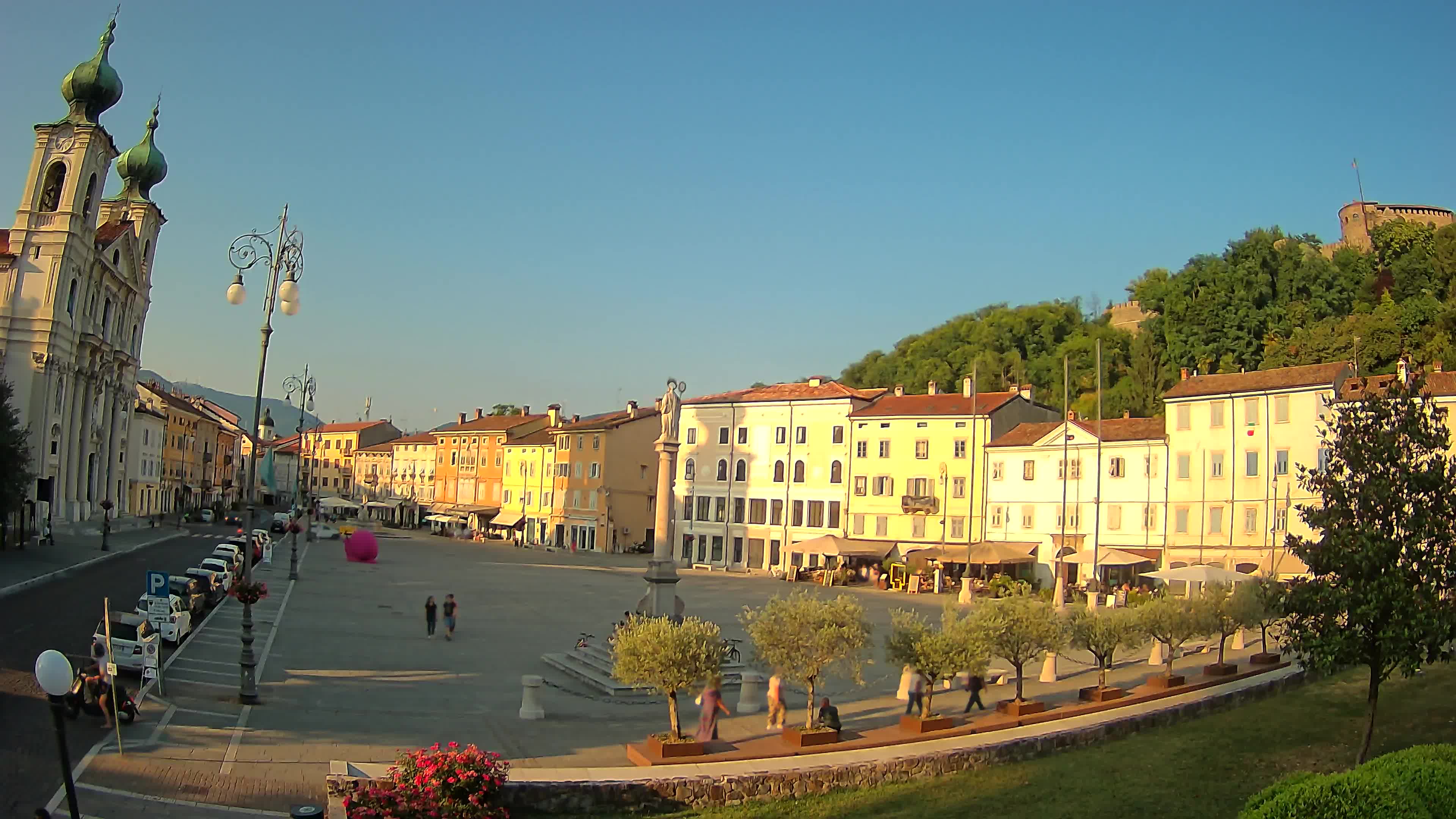Webcam Gorizia Vittoria square – Church of st. Ignazio