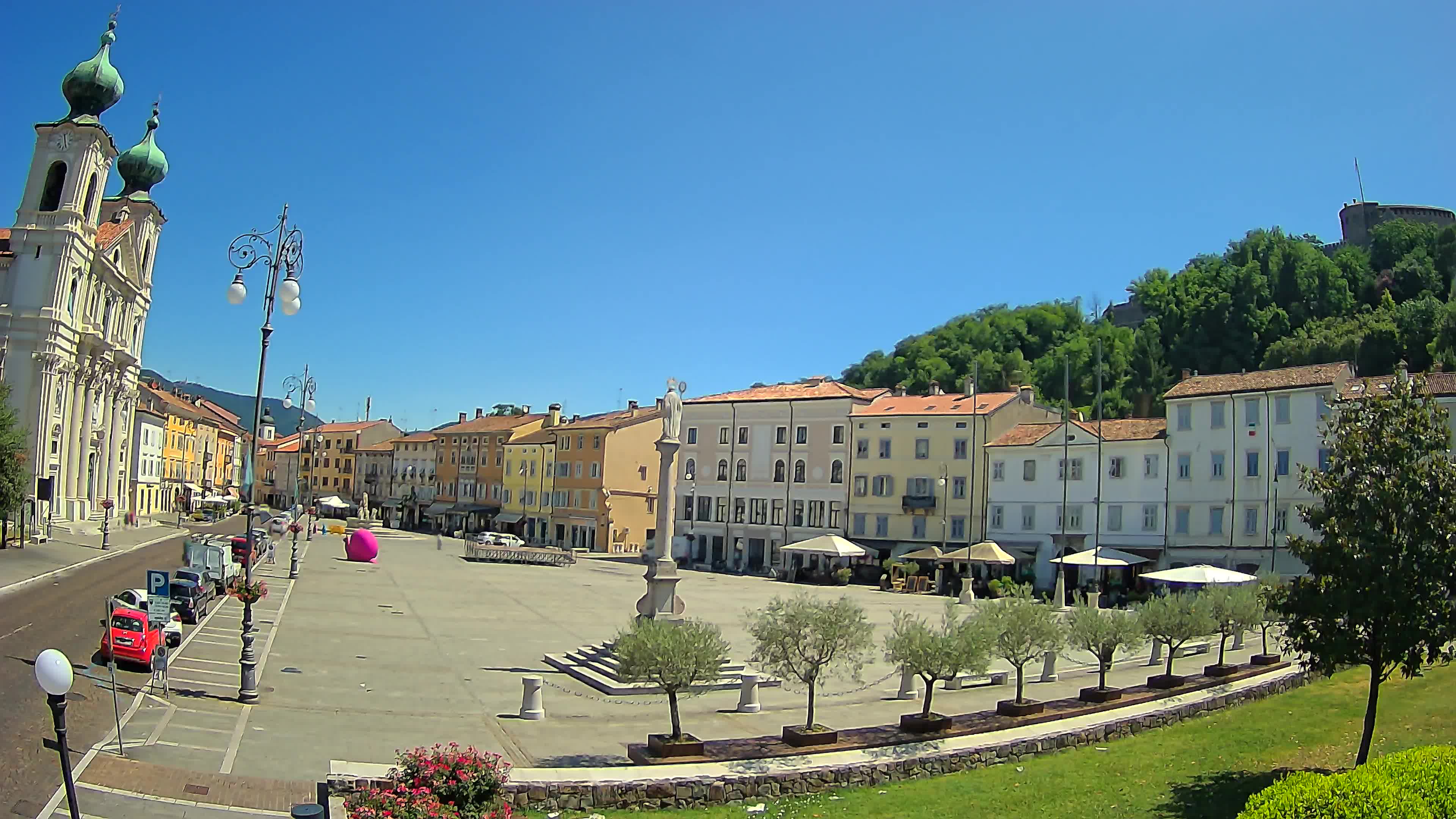 Webcam Gorizia Vittoria square – Church of st. Ignazio