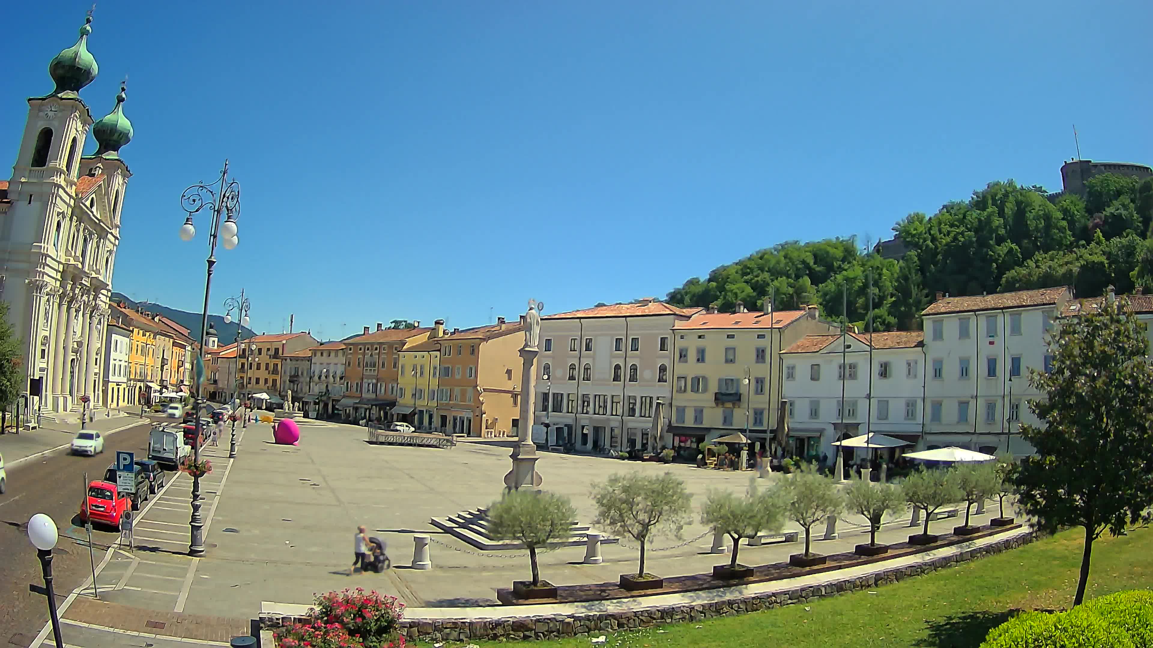 Webcam Gorizia Vittoria square – Church of st. Ignazio