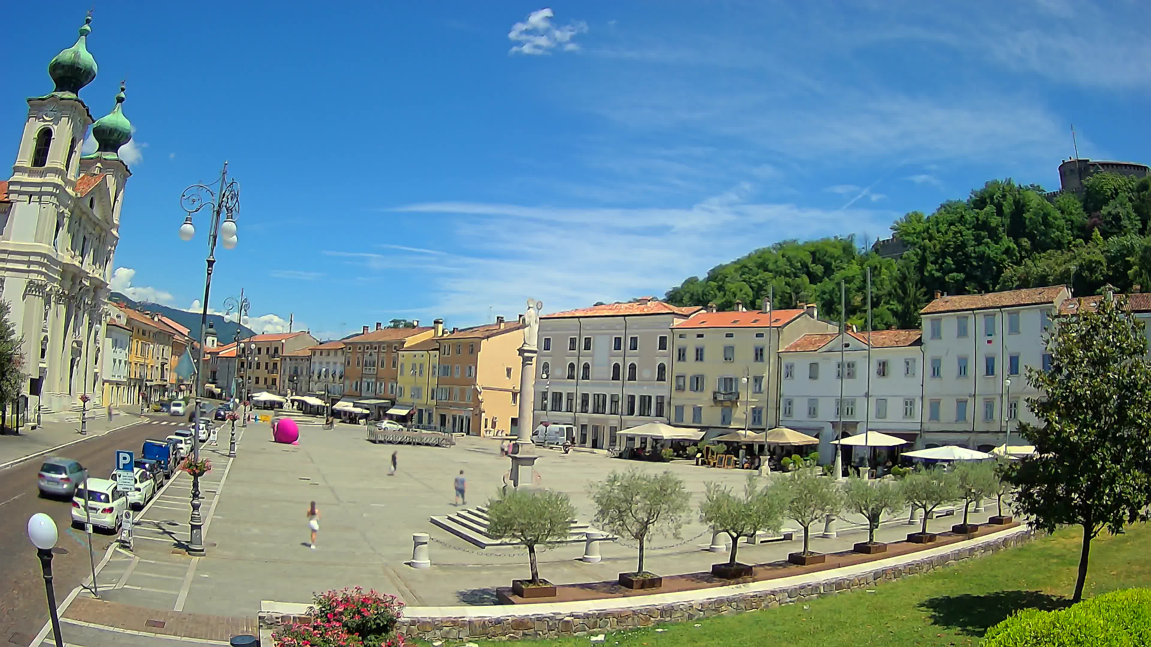 Webcam Gorizia Vittoria square – Church of st. Ignazio