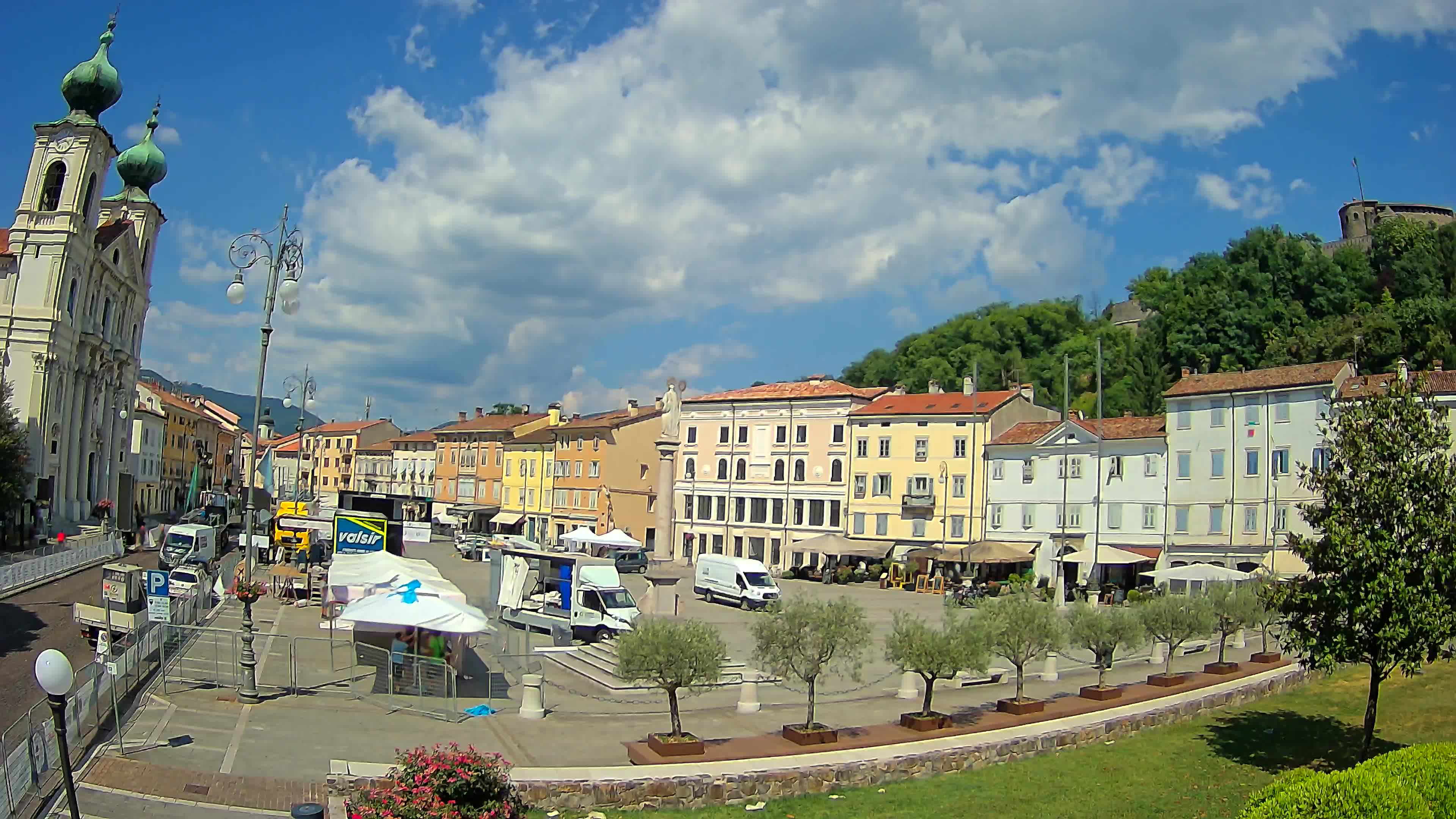 Webcam Gorizia Vittoria square – Church of st. Ignazio