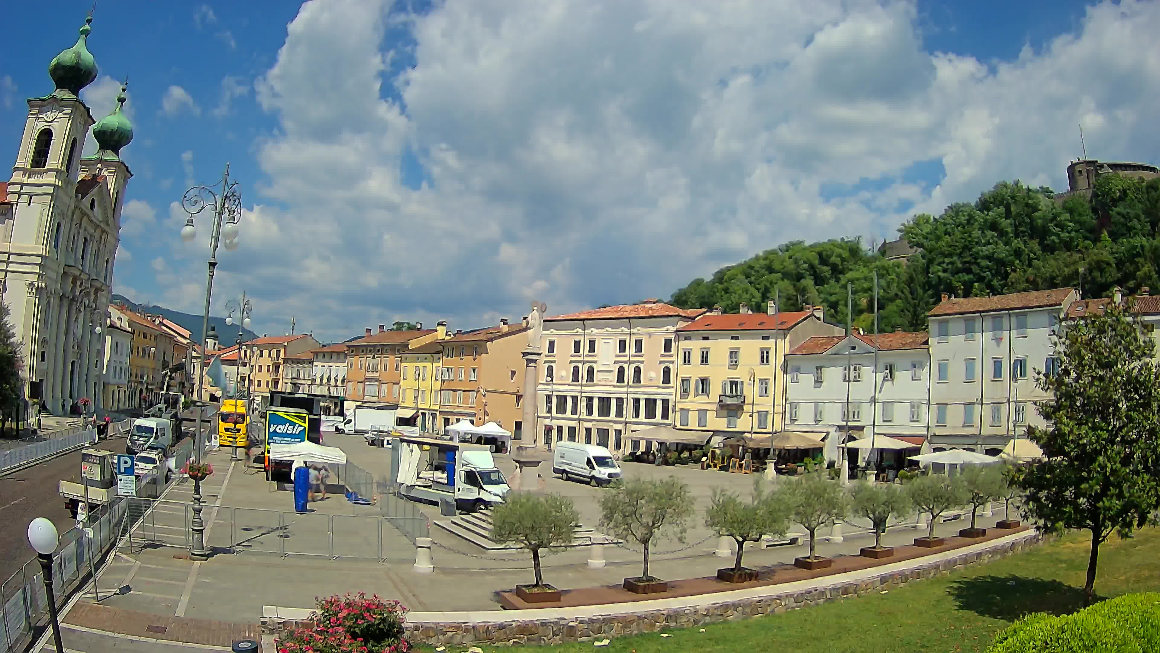 Webcam Gorizia Vittoria square – Church of st. Ignazio