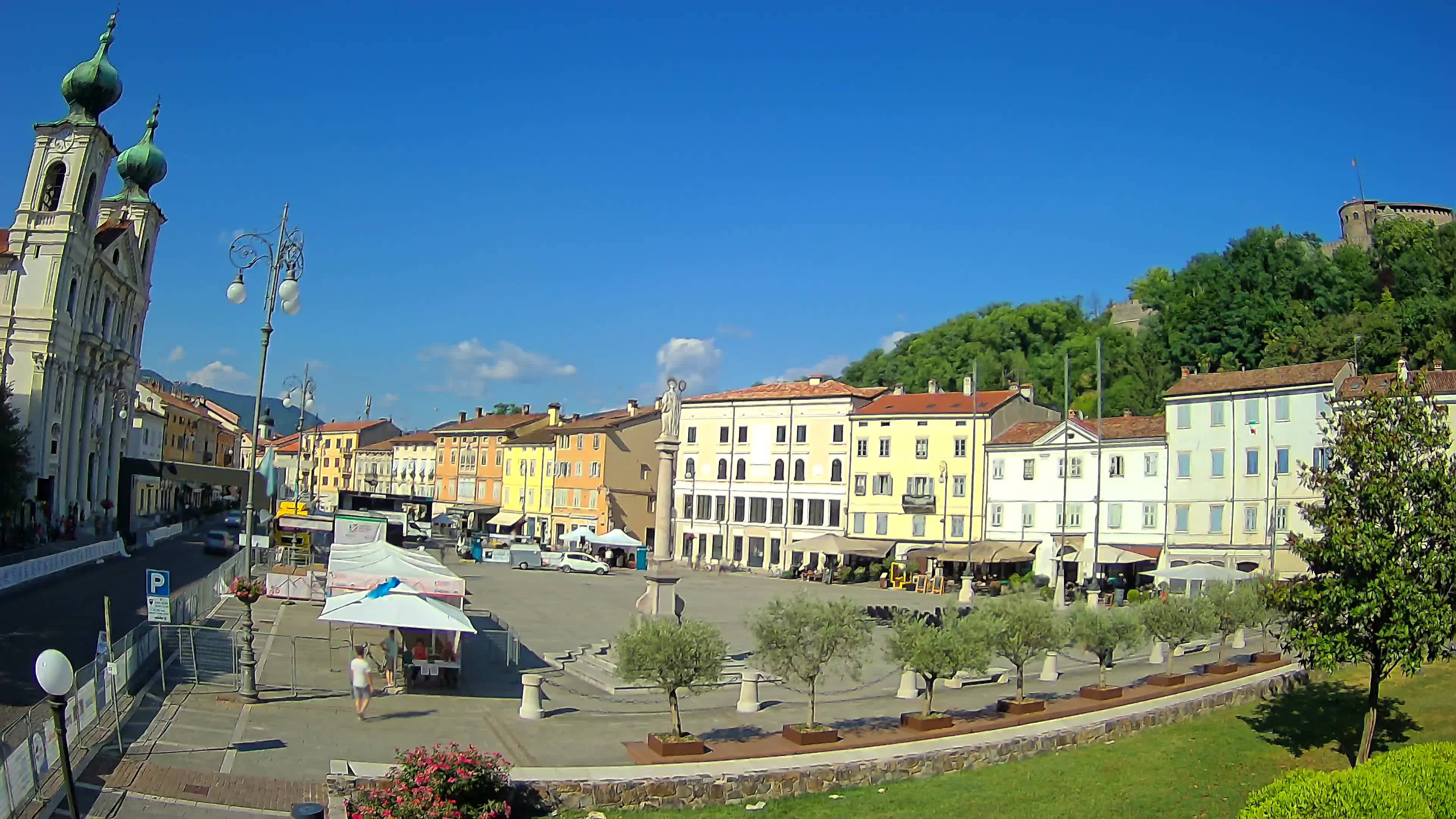Webcam Gorizia Vittoria square – Church of st. Ignazio