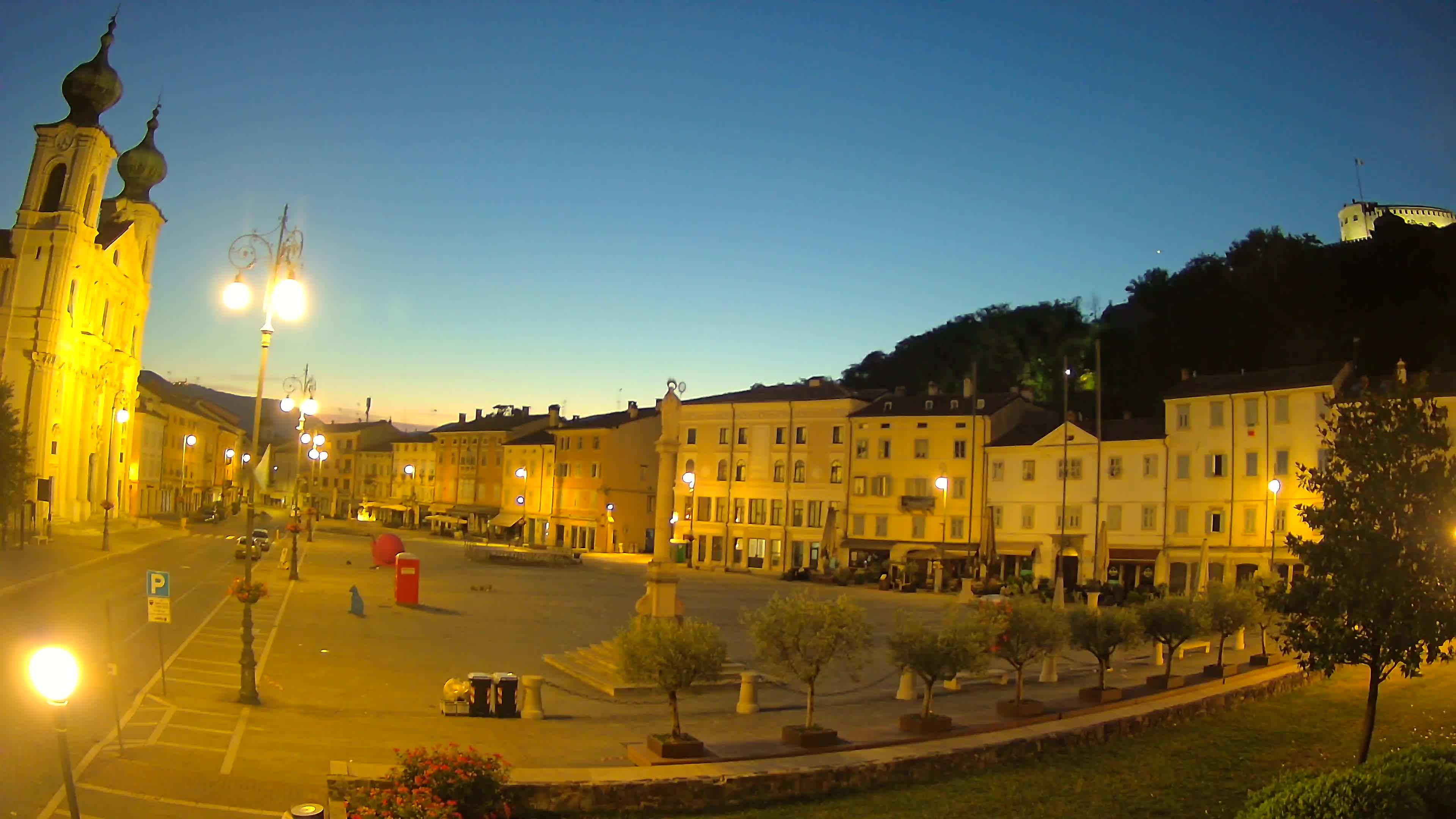 Webcam Gorizia Vittoria square – Church of st. Ignazio