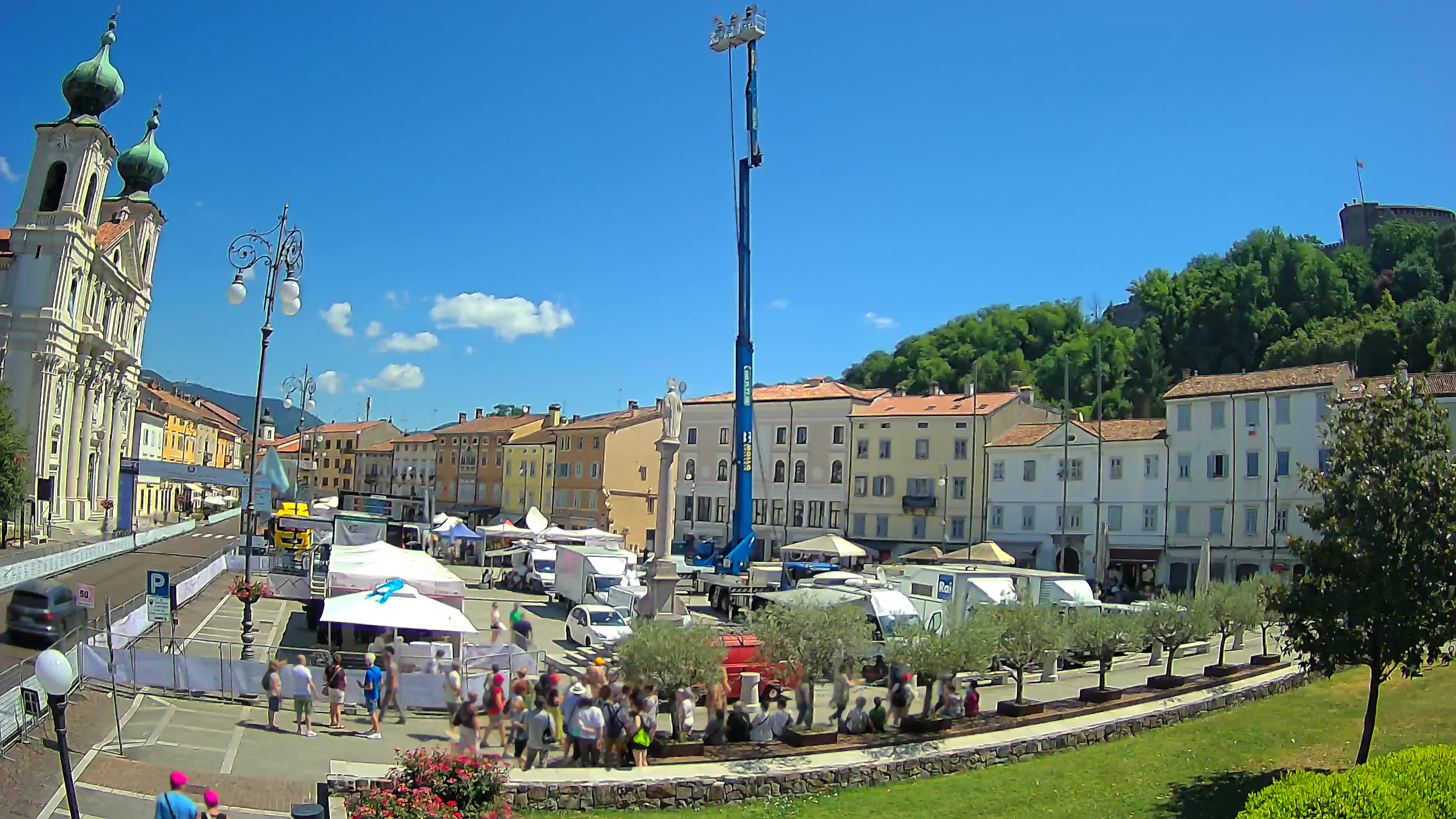 Webcam Gorizia Vittoria square – Church of st. Ignazio