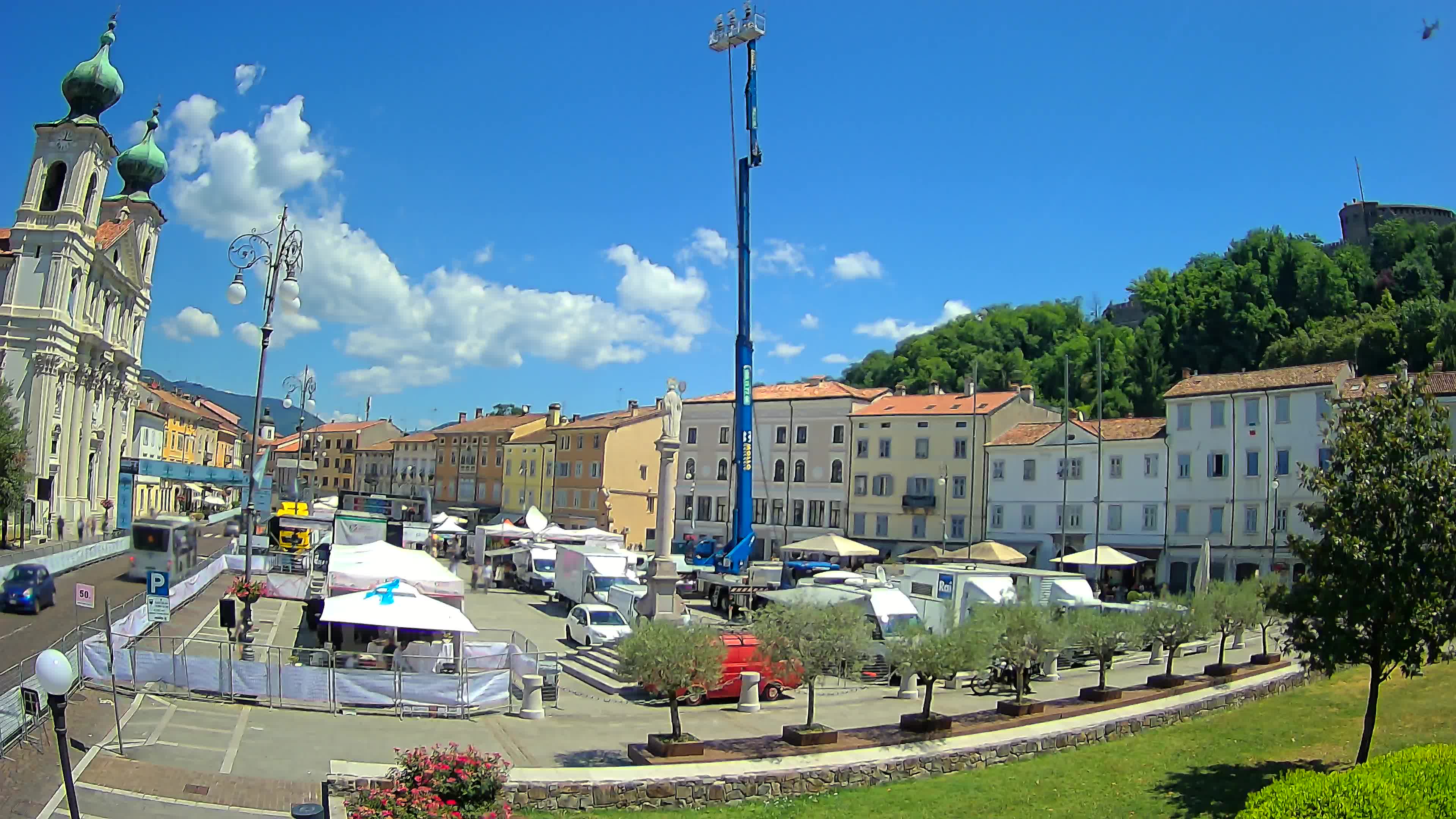 Webcam Gorizia Vittoria square – Church of st. Ignazio
