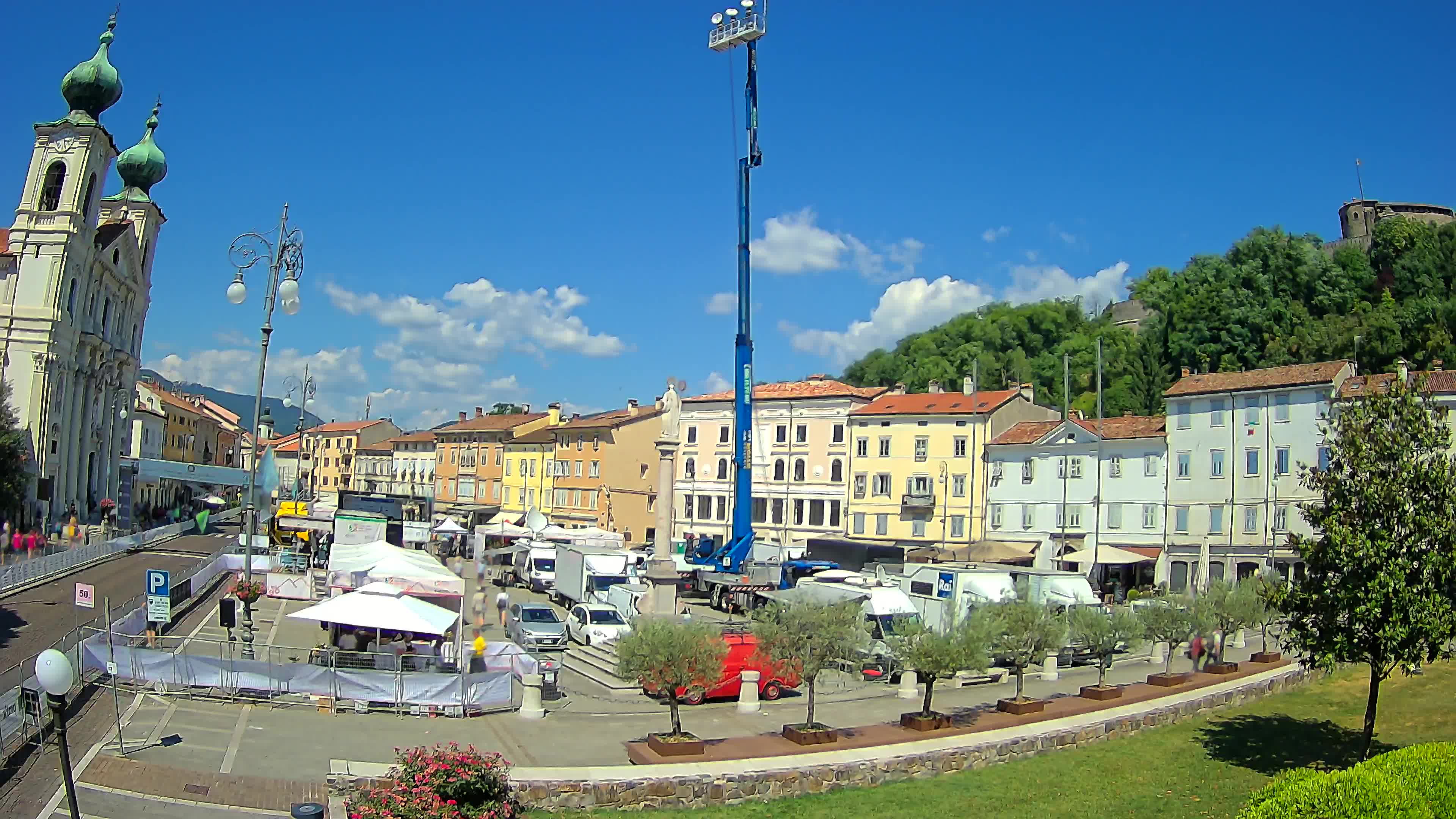 Webcam Gorizia Vittoria square – Church of st. Ignazio