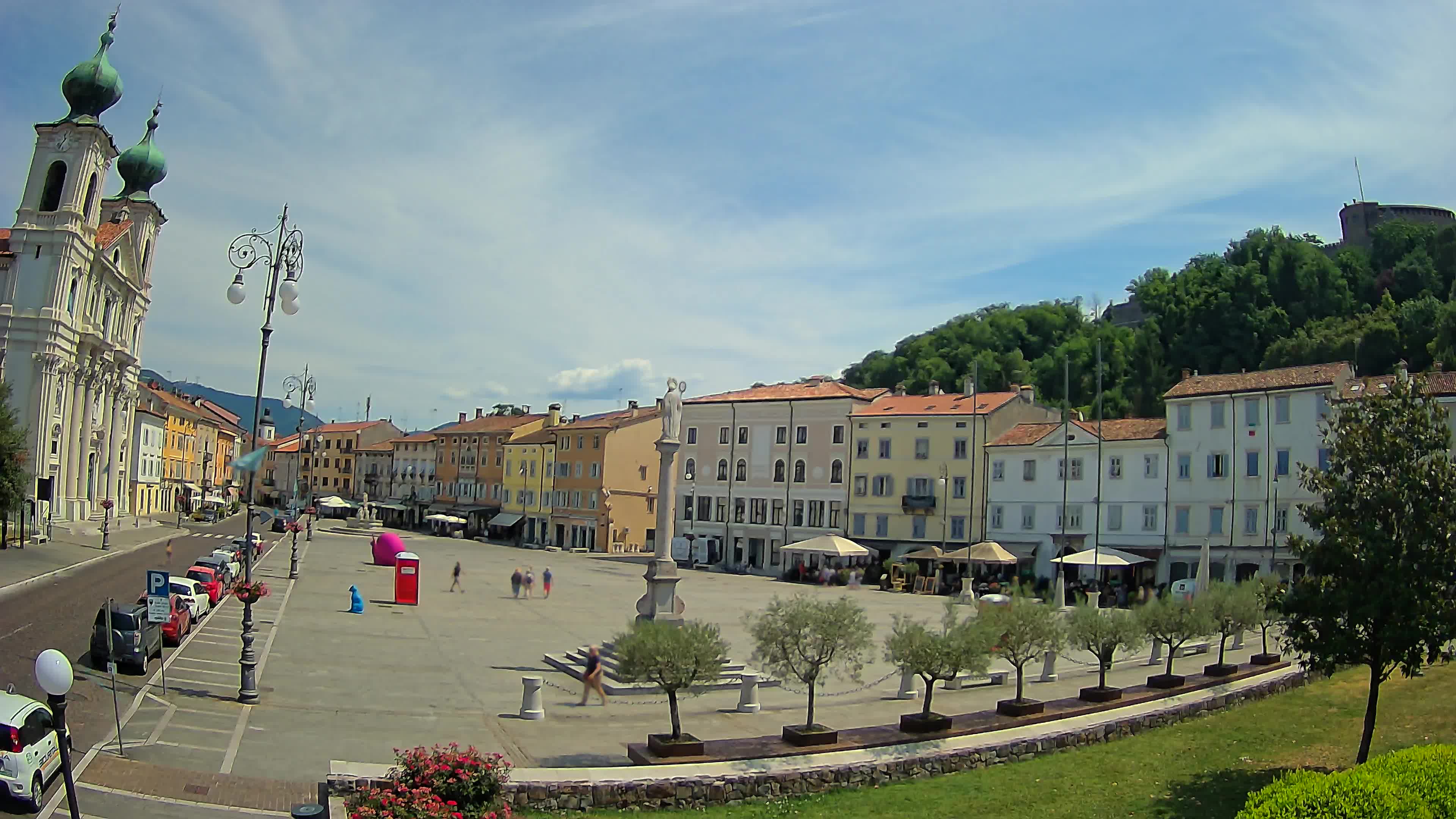 Webcam Gorizia Vittoria square – Church of st. Ignazio
